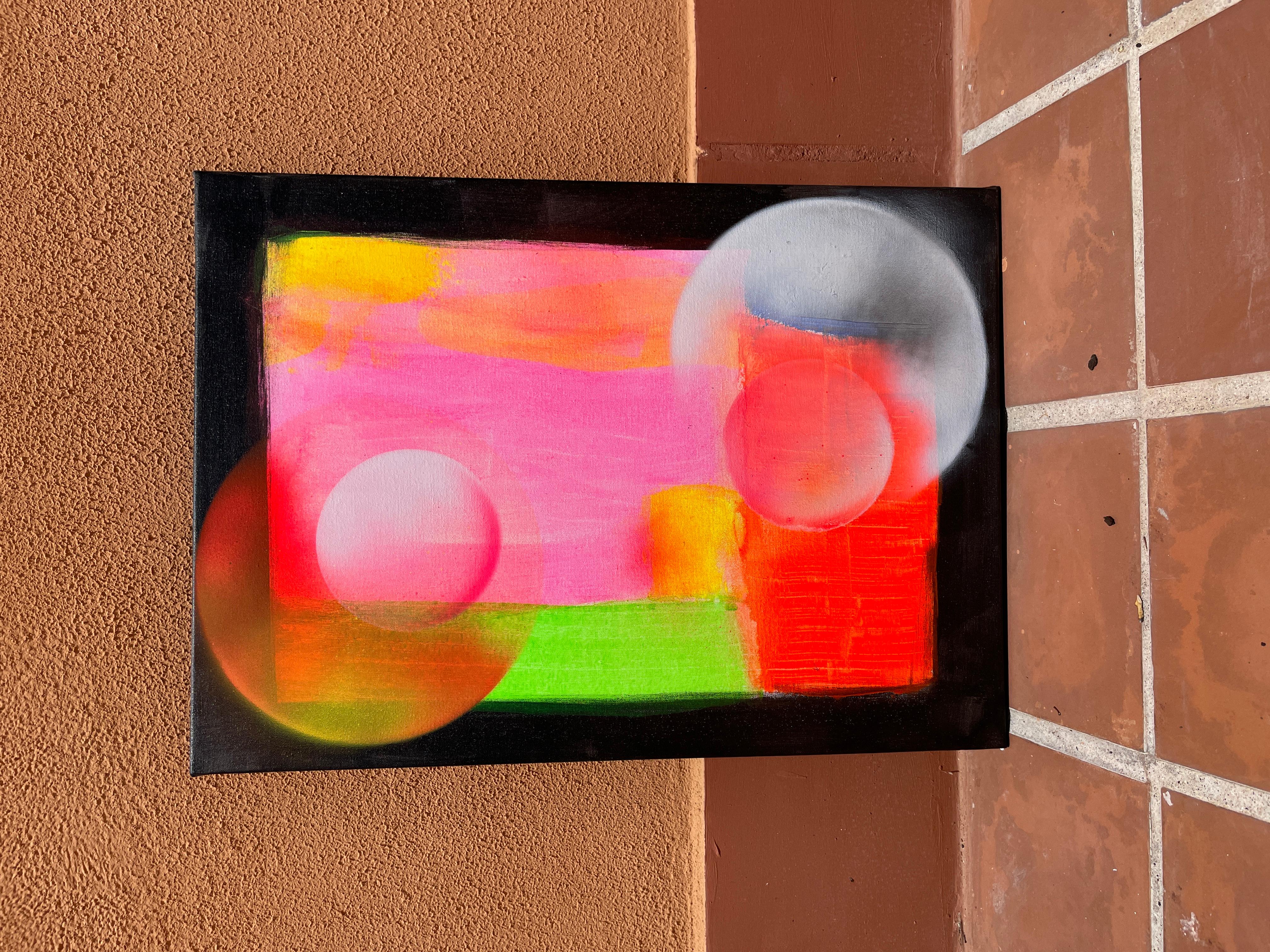 Real 008 - Abstract Expressionist Painting by Juan Jose Garay
