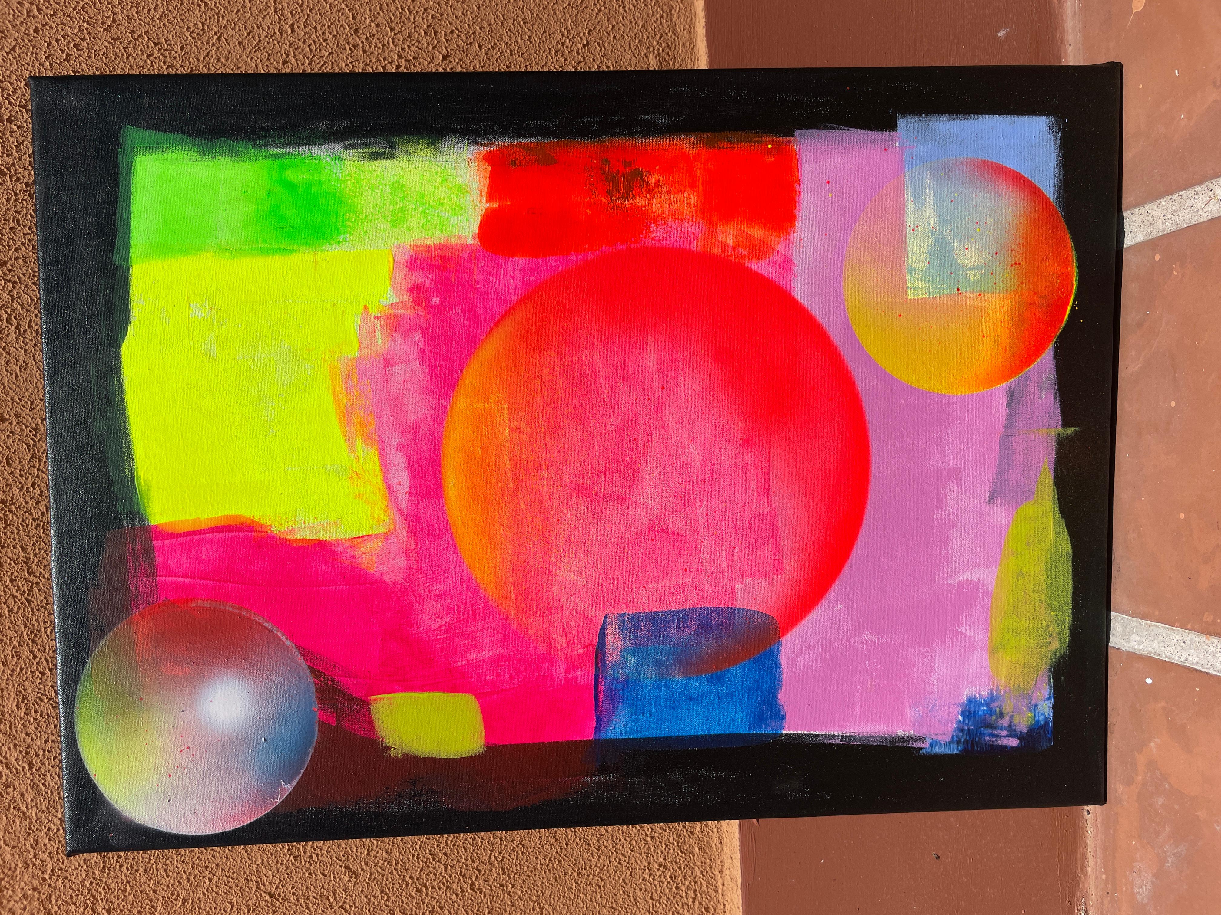 Real 010 - Abstract Expressionist Painting by Juan Jose Garay