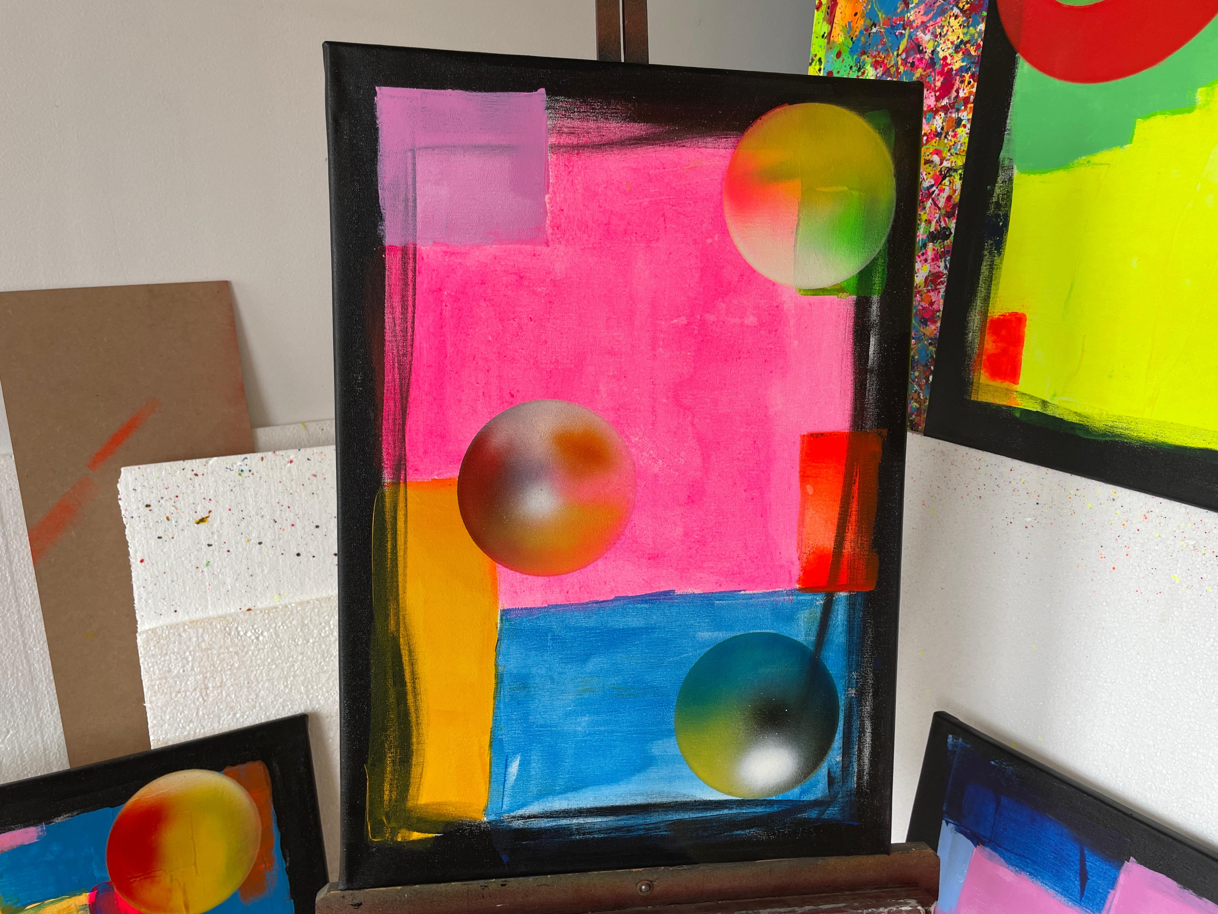 Real 012 - Abstract Expressionist Painting by Juan Jose Garay