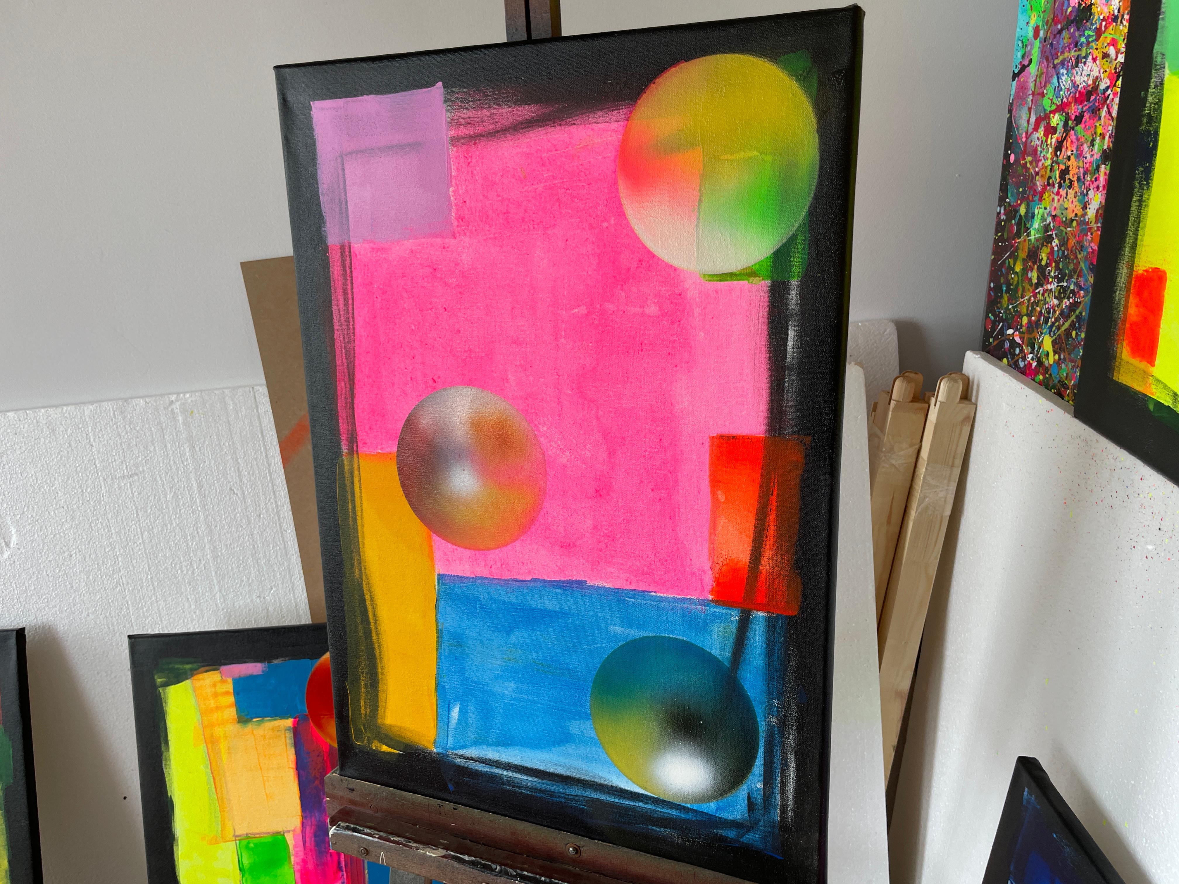 Real 012 - Pink Interior Painting by Juan Jose Garay
