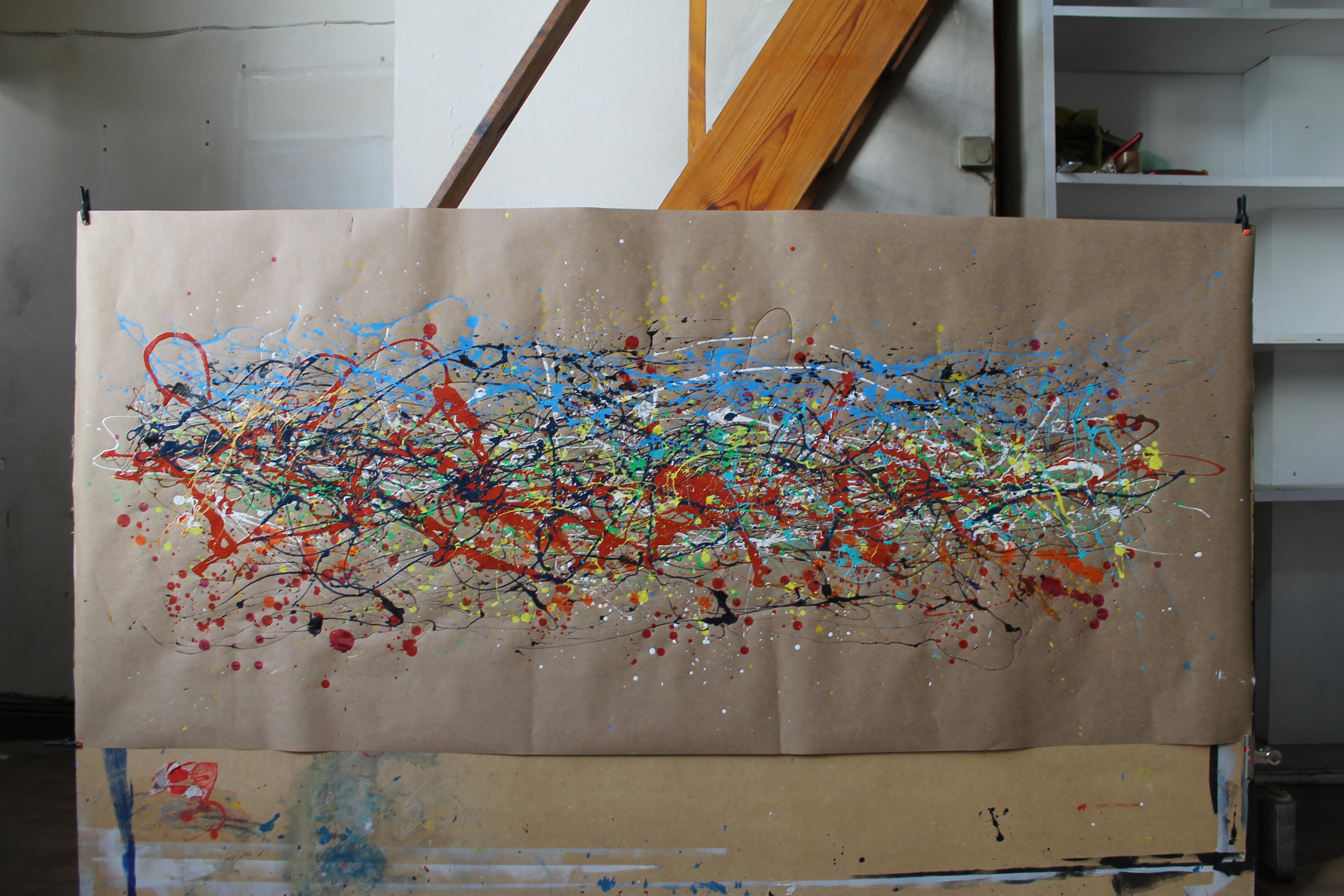 Real 02 (Abstrakter Expressionismus), Painting, von Juan Jose Garay