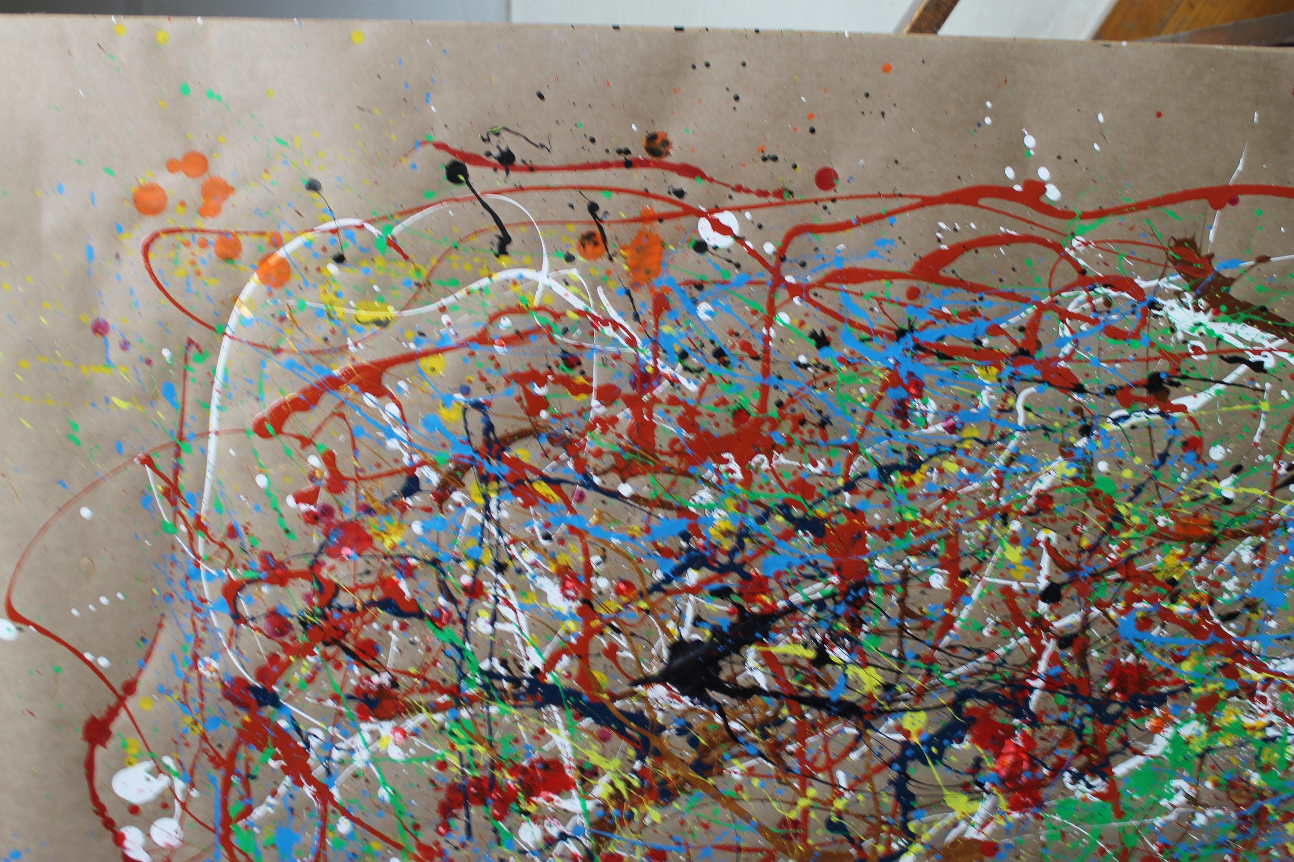 05 reale - Abstract Painting Grigio di Juan Jose Garay