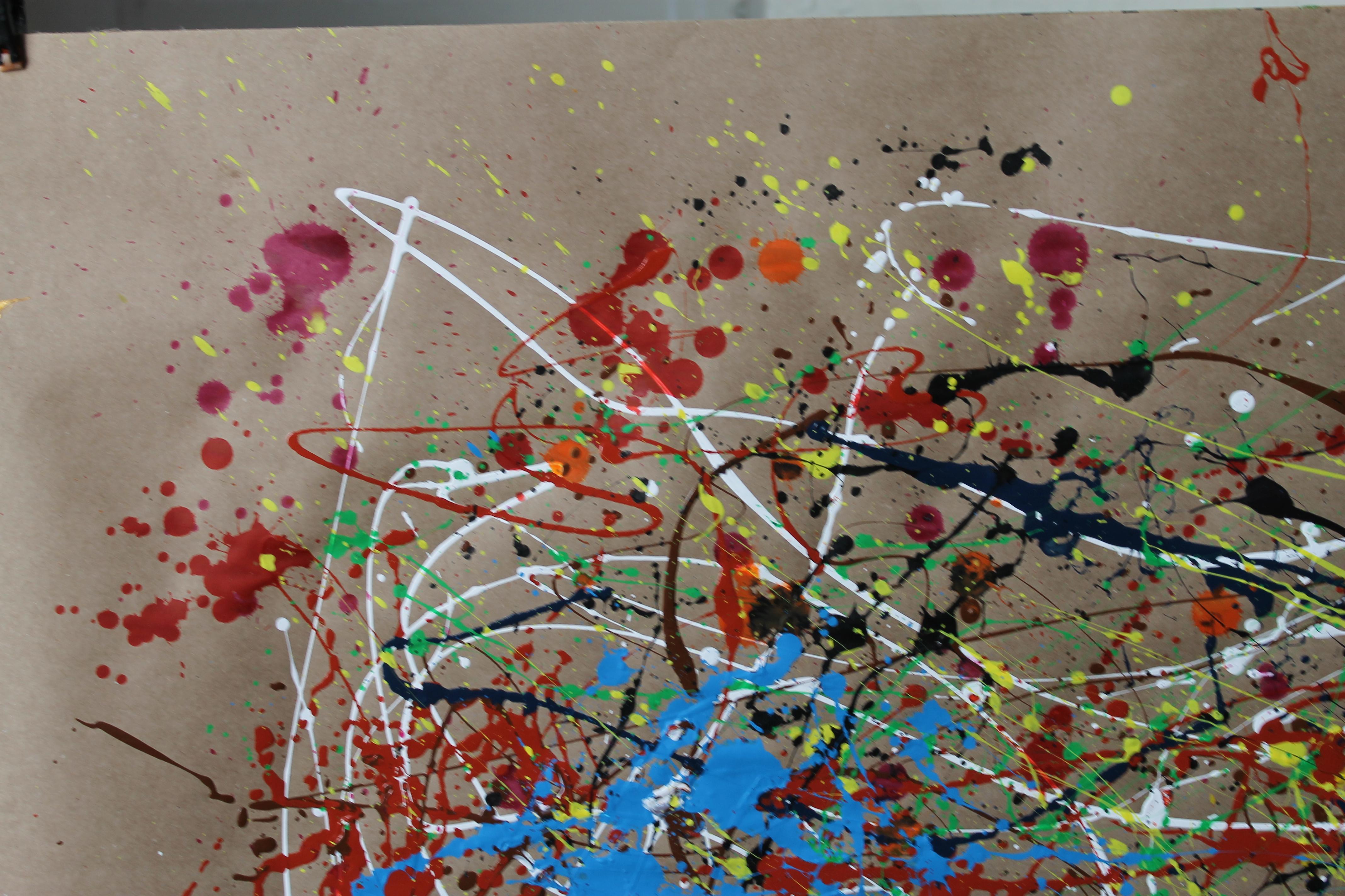 Real 06 - Abstract Expressionist Painting by Juan Jose Garay