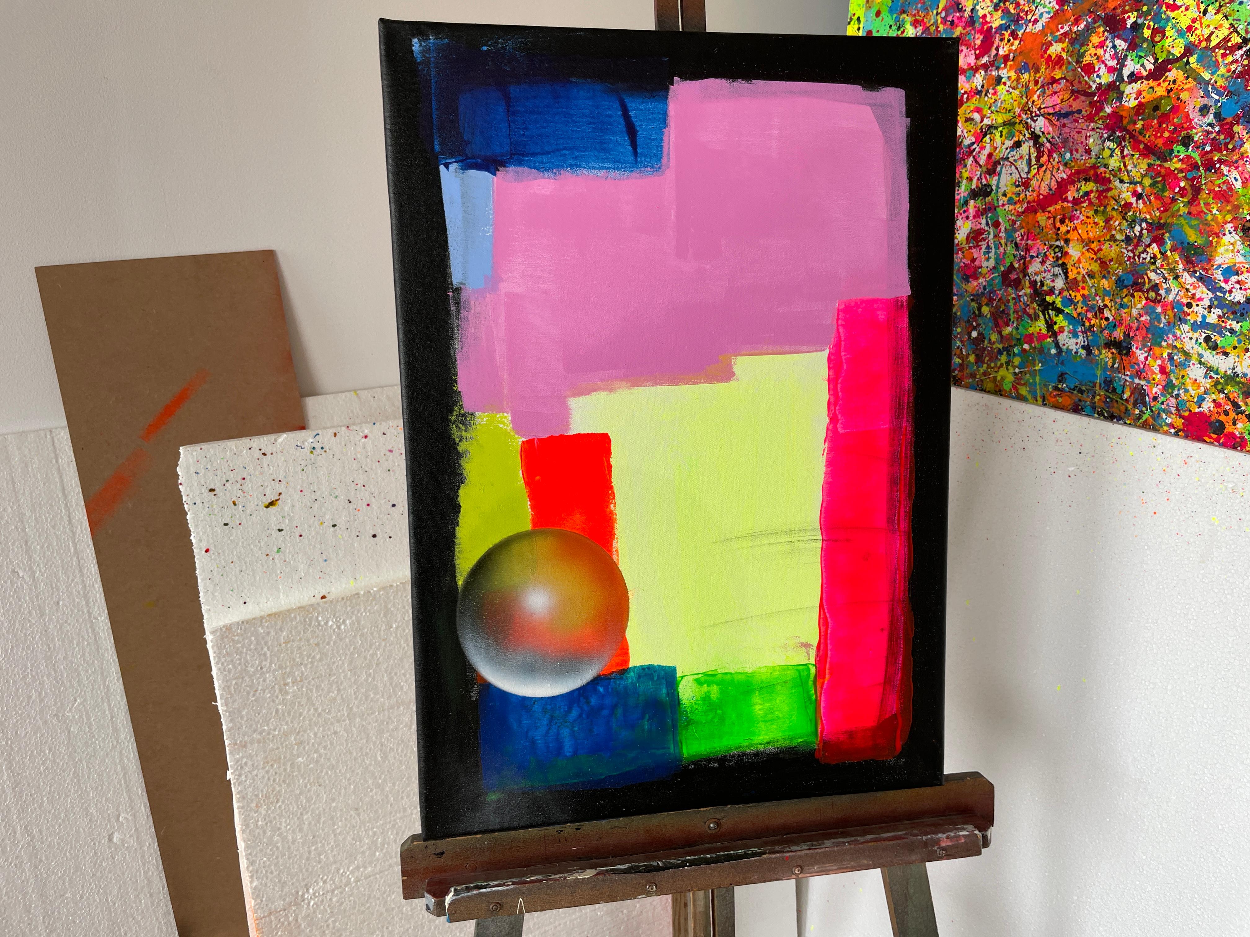 Real 07 - Abstract Expressionist Painting by Juan Jose Garay
