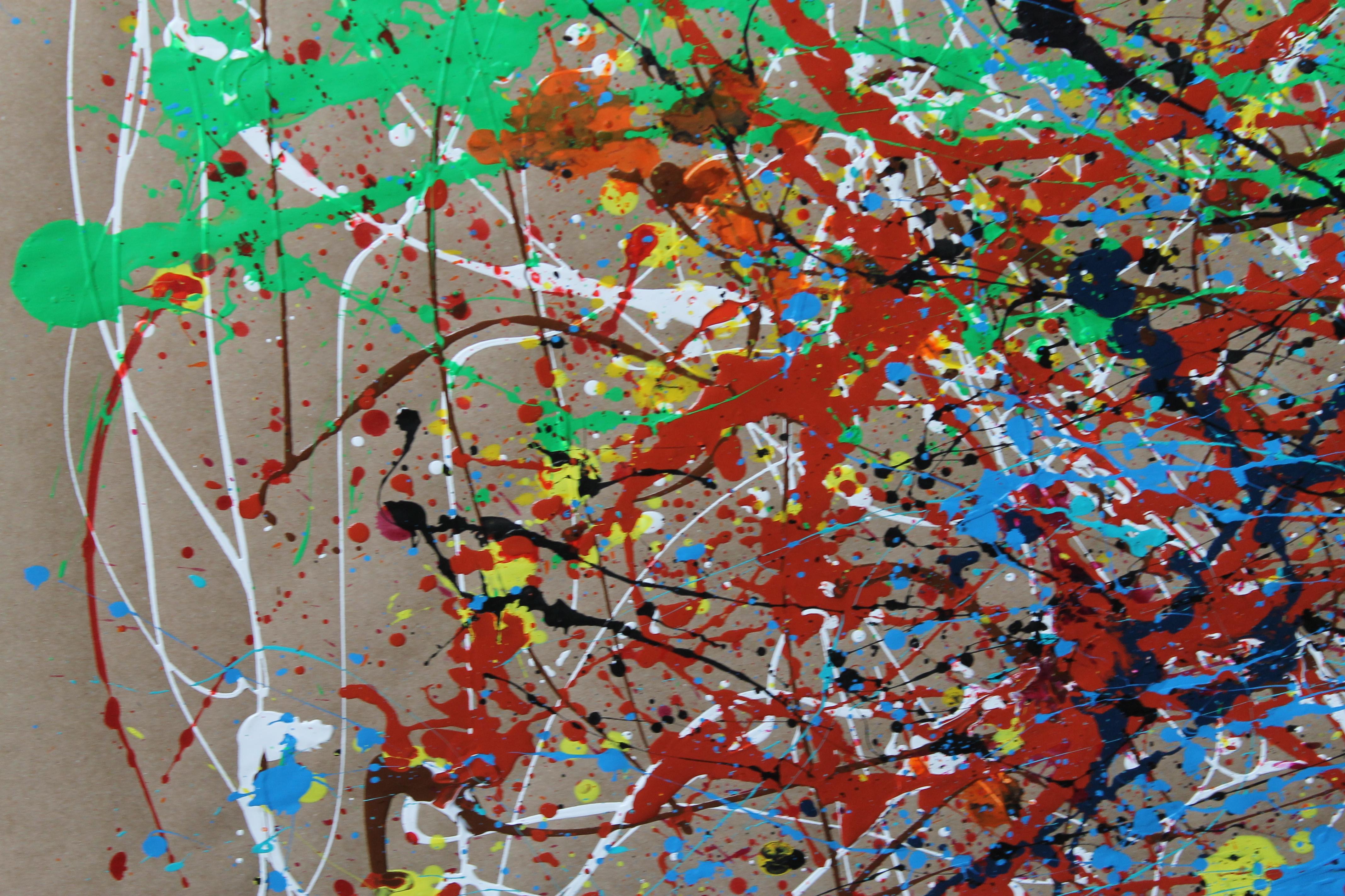 Real 07 - Gray Abstract Painting by Juan Jose Garay