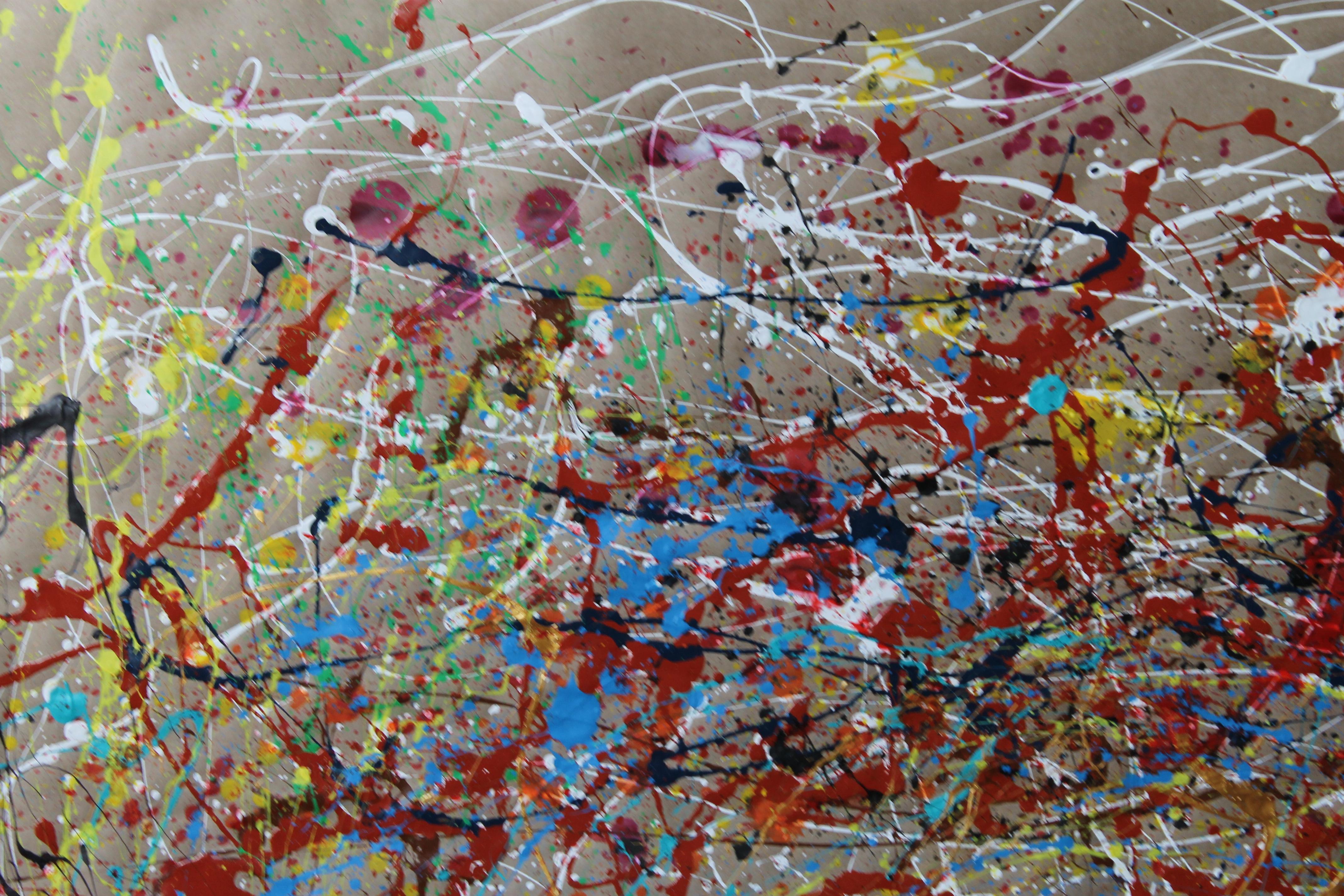 08 reale - Abstract Painting Grigio di Juan Jose Garay