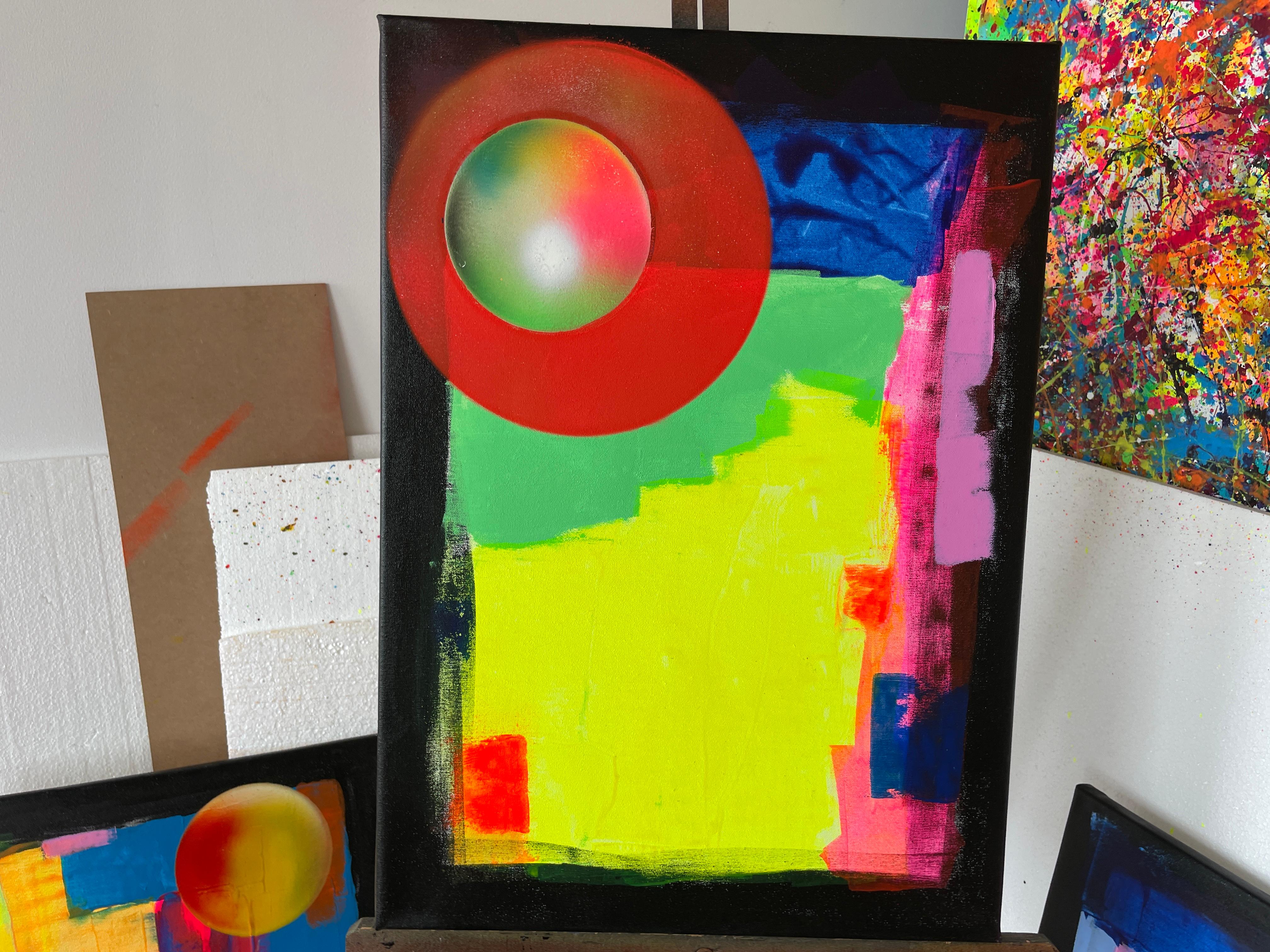Real 09 - Abstract Expressionist Painting by Juan Jose Garay