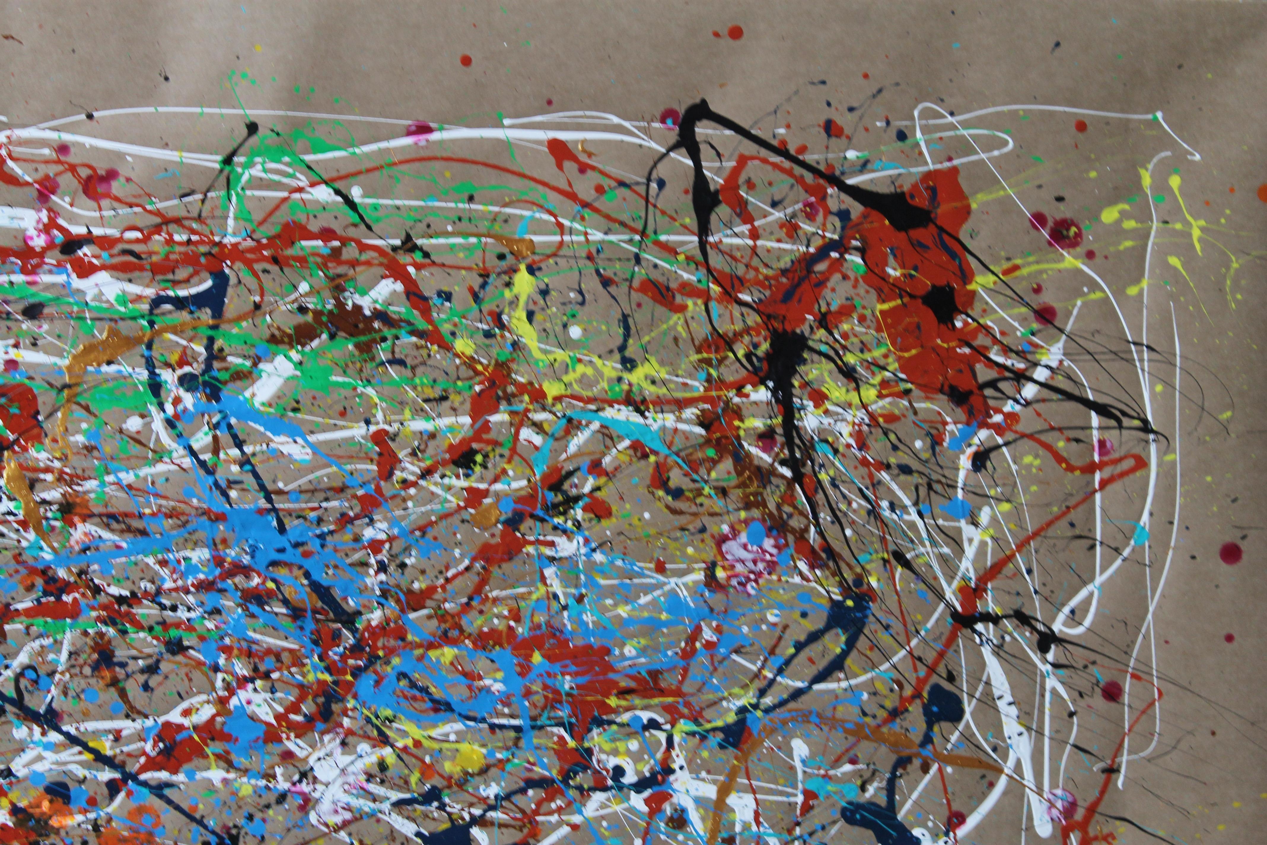10 reale - Painting Espressionismo astratto di Juan Jose Garay