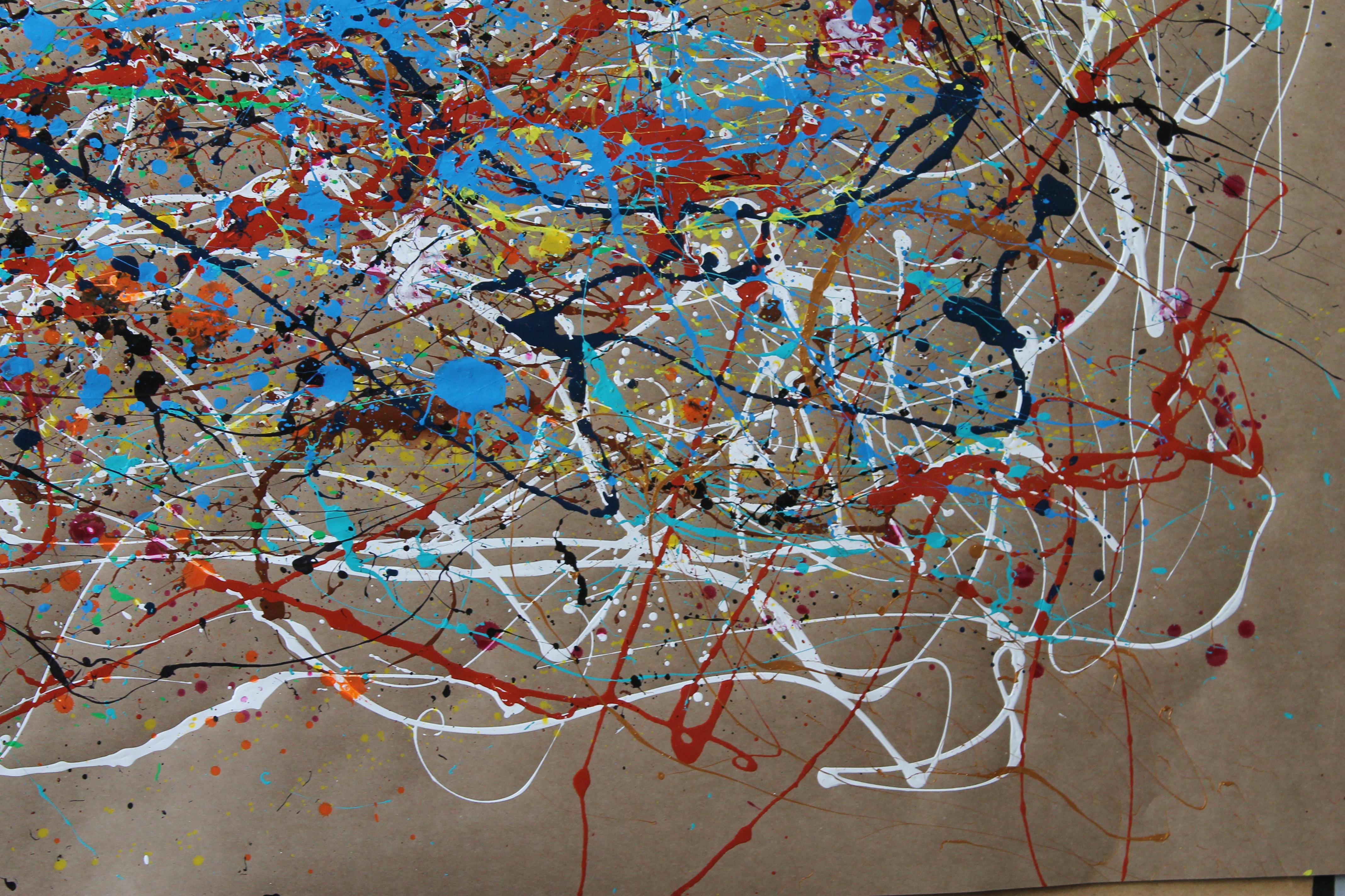 10 reale - Abstract Painting Grigio di Juan Jose Garay