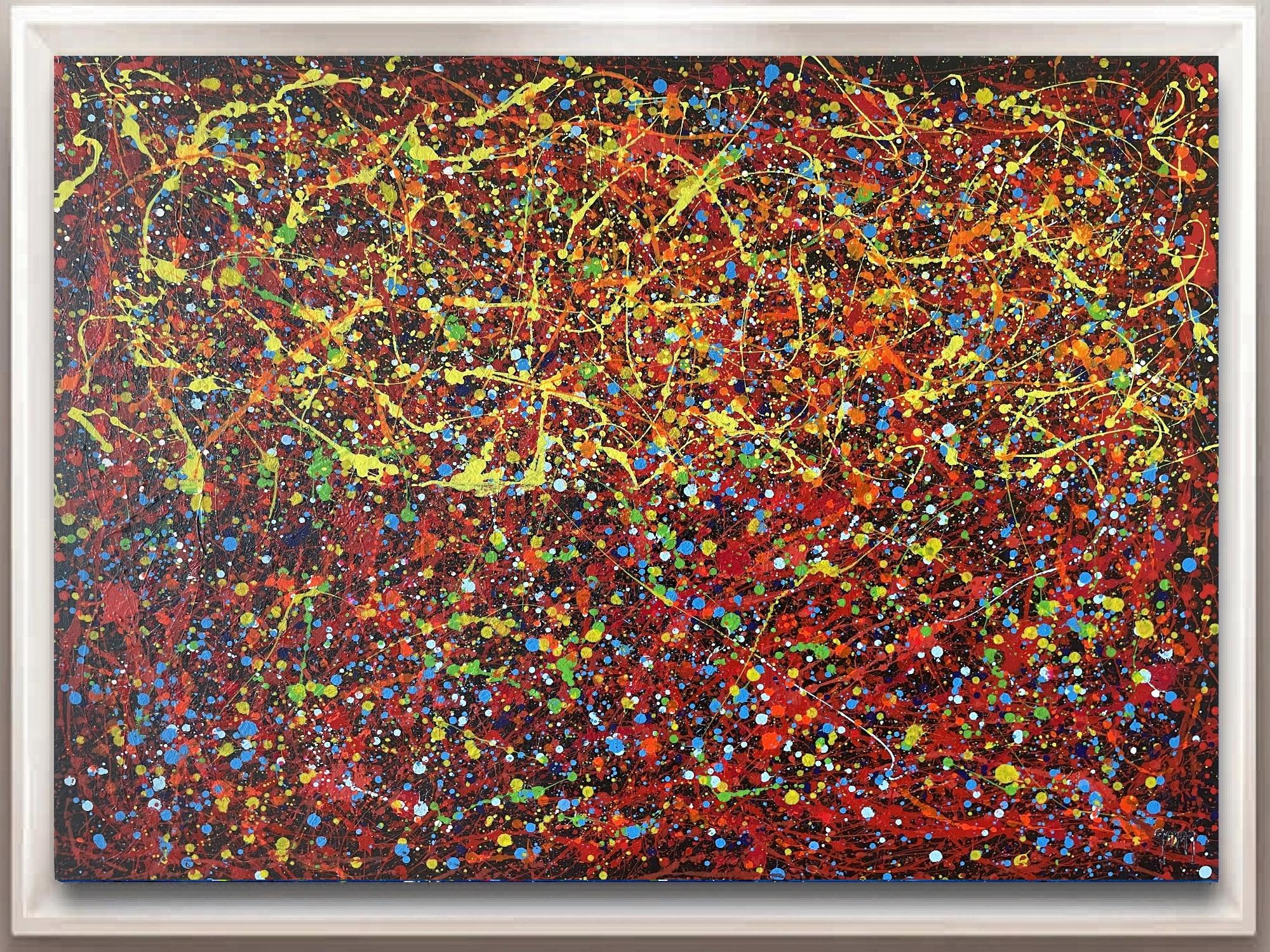 Red Metaverso (Braun), Abstract Painting, von Juan Jose Garay