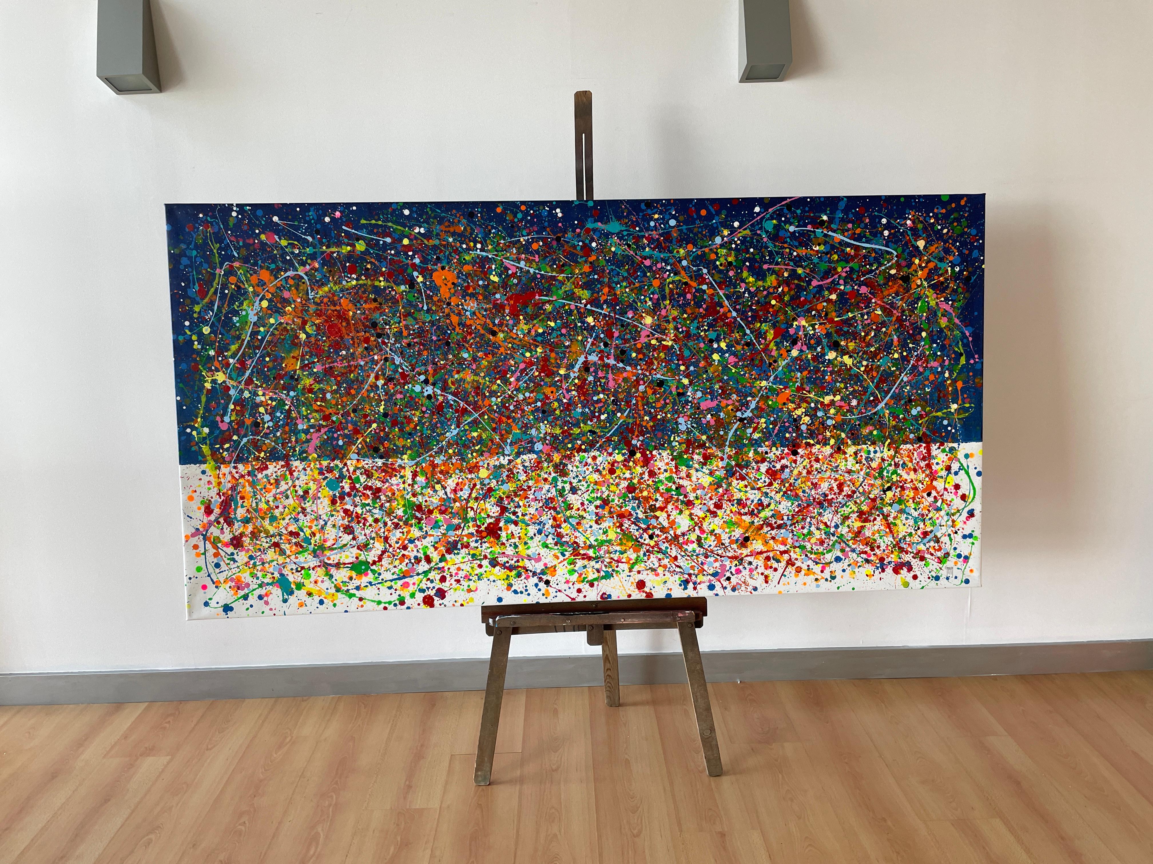  Mer de verre - Expressionnisme abstrait Painting par Juan Jose Garay