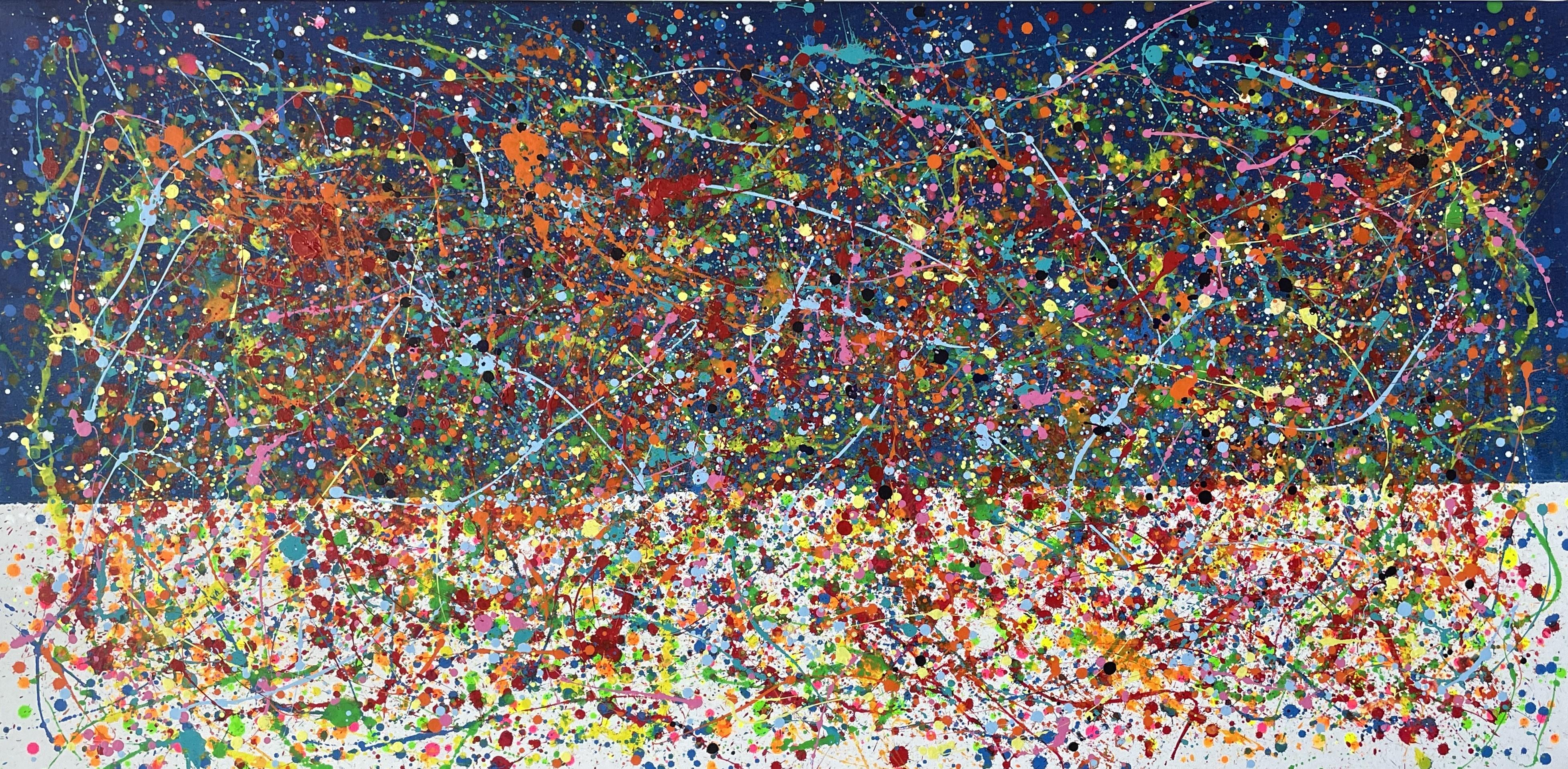 Abstract Painting Juan Jose Garay -  Mer de verre