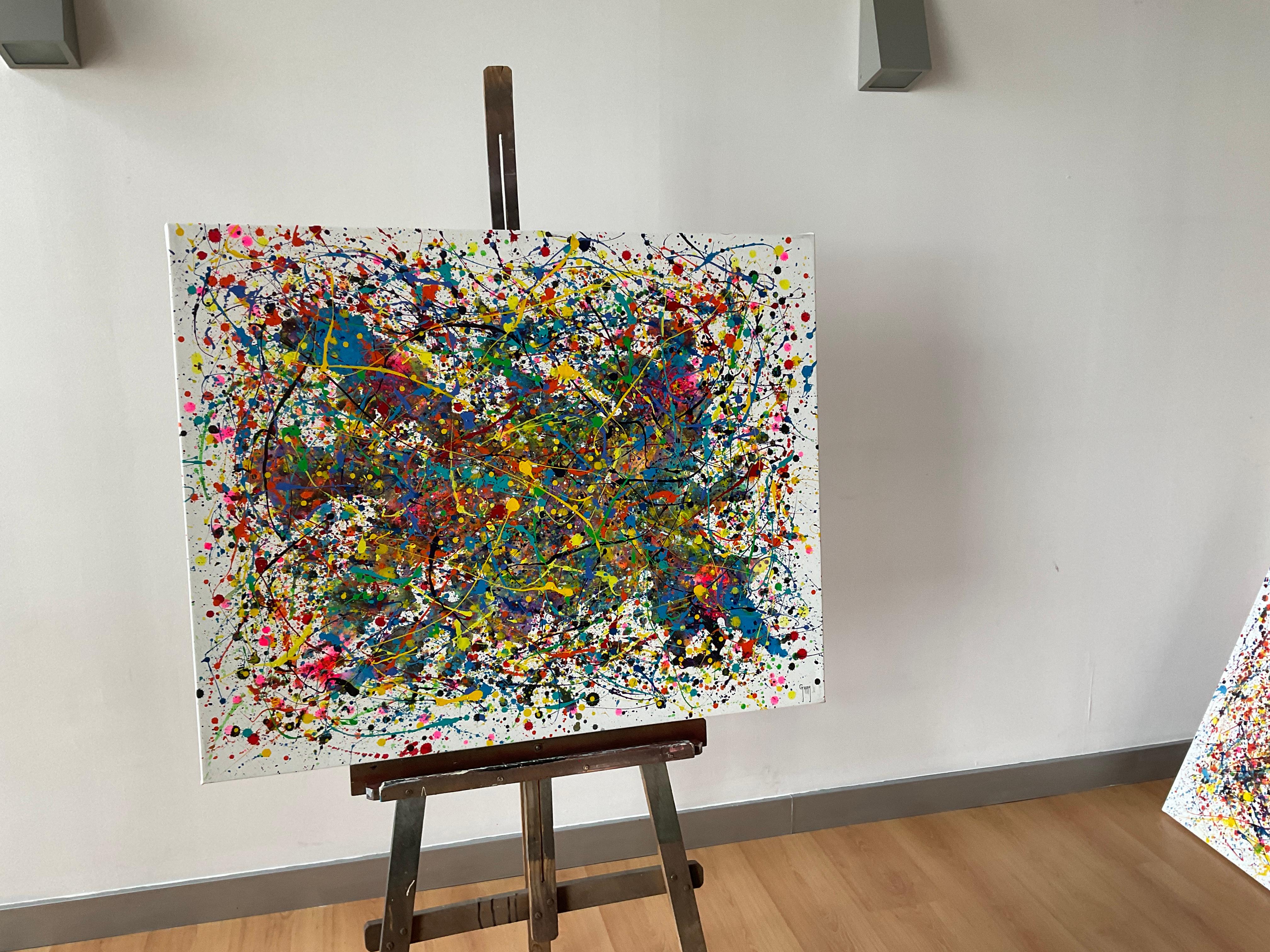 Sighs información the Silence (Abstrakter Expressionismus), Painting, von Juan Jose Garay