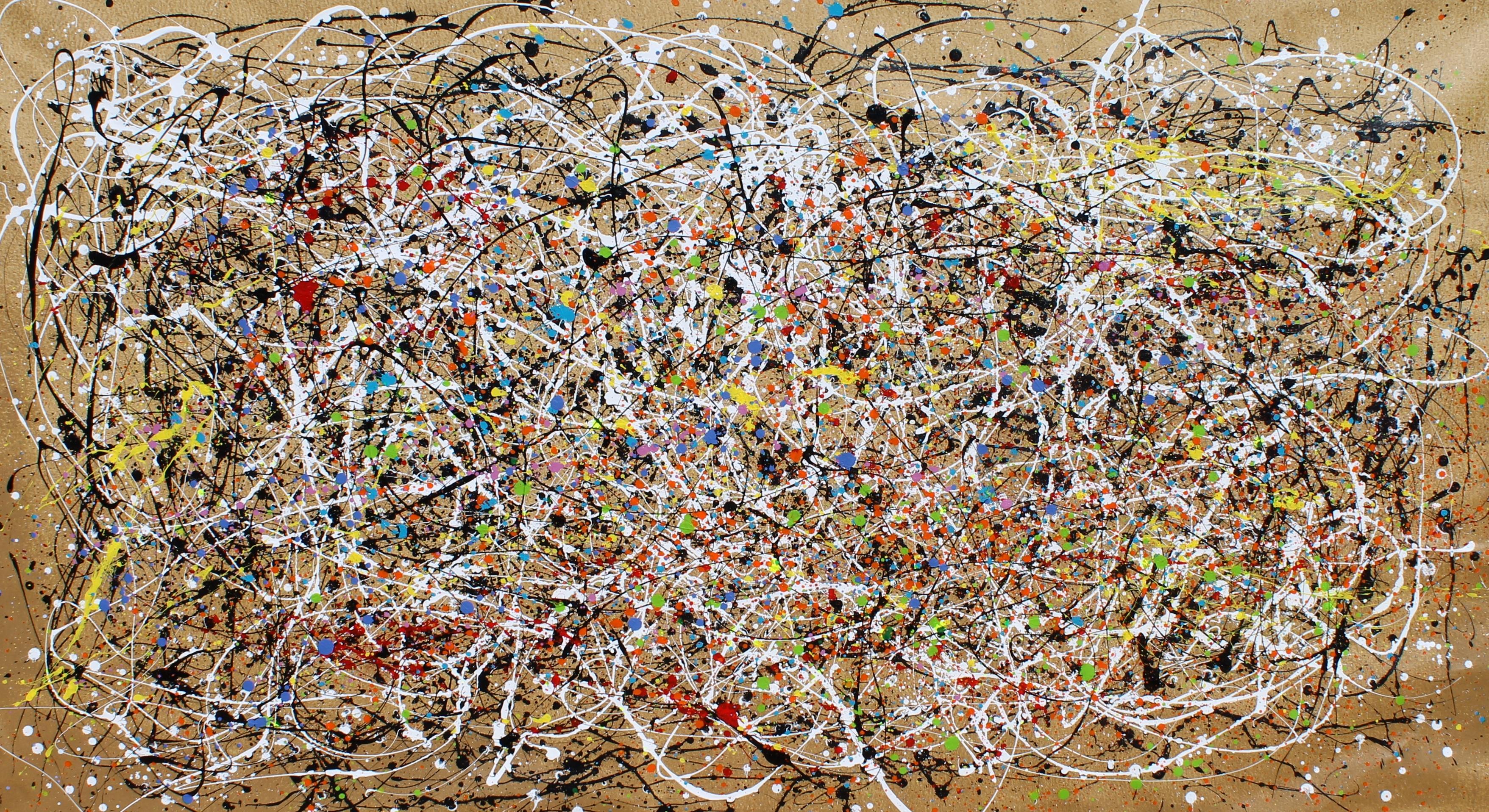 Juan Jose Garay Abstract Painting - Silent Dreams