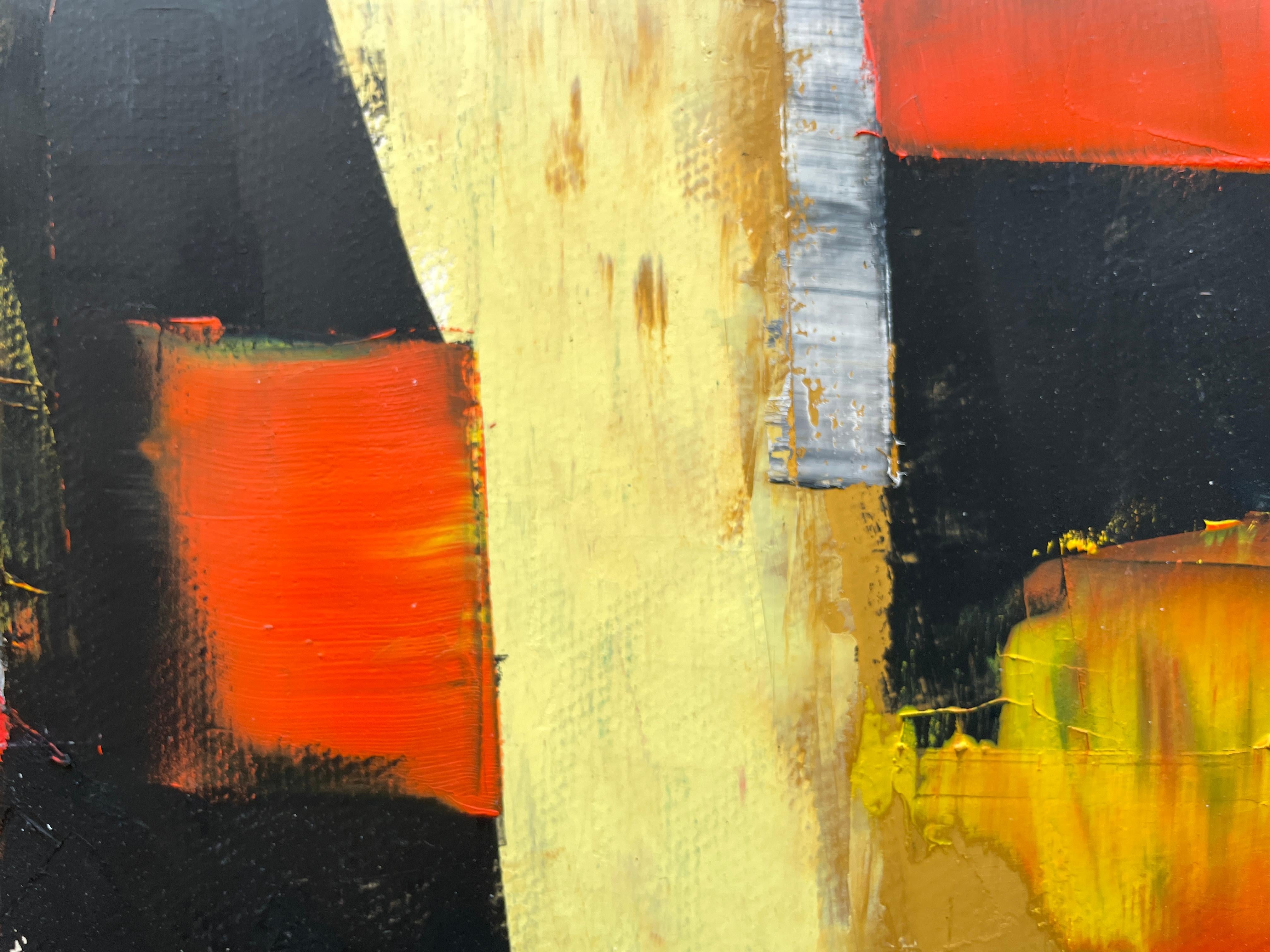 Sketches on Paper 019 - Gris Abstract Painting par Juan Jose Garay
