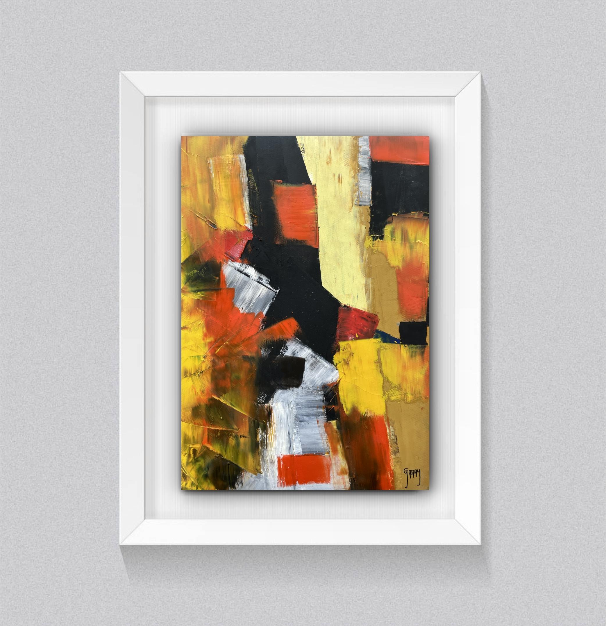Juan Jose Garay Abstract Painting – Skizzen auf Papier 019
