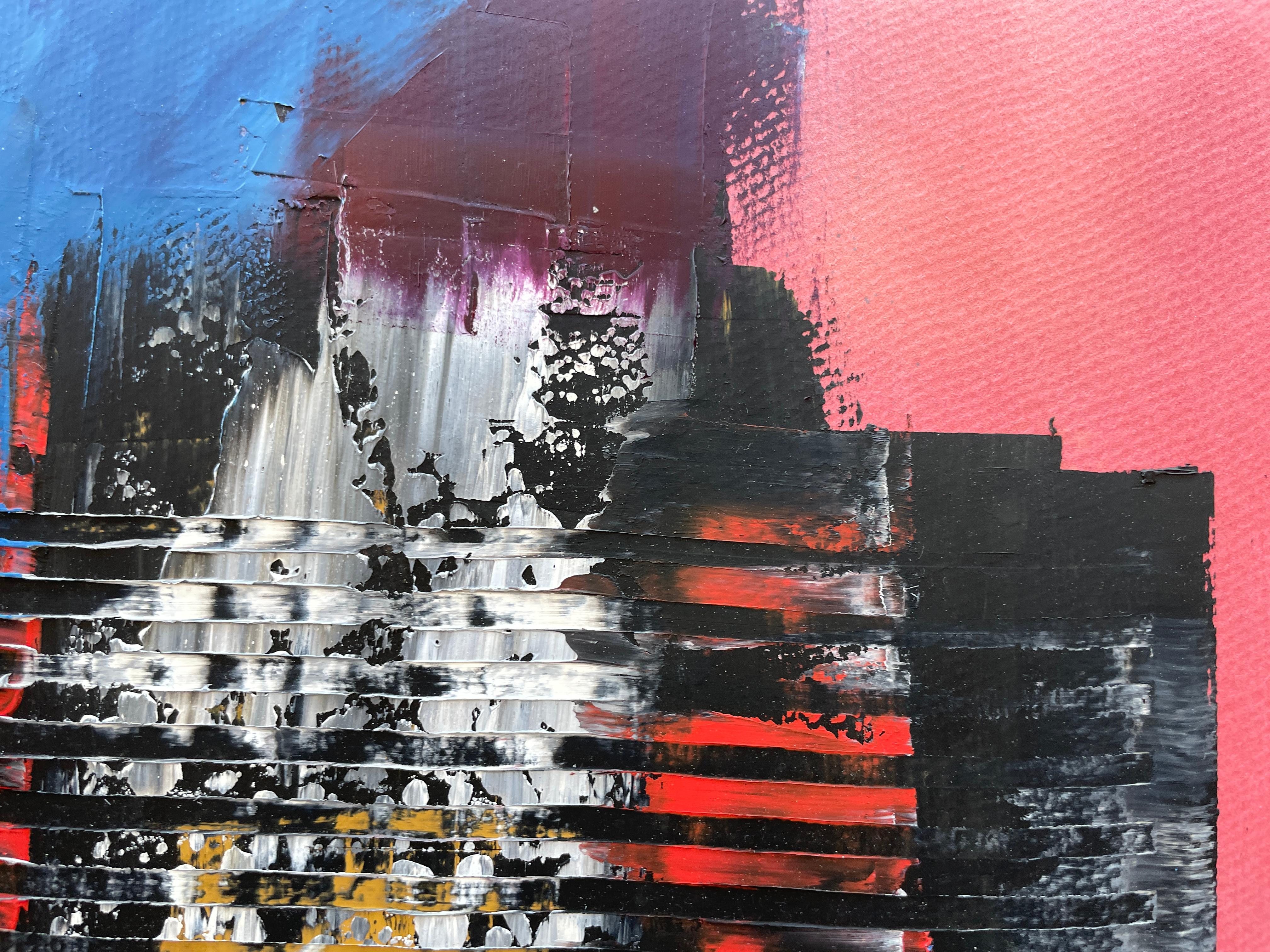 Schizzi su carta 032 - Abstract Painting Grigio di Juan Jose Garay