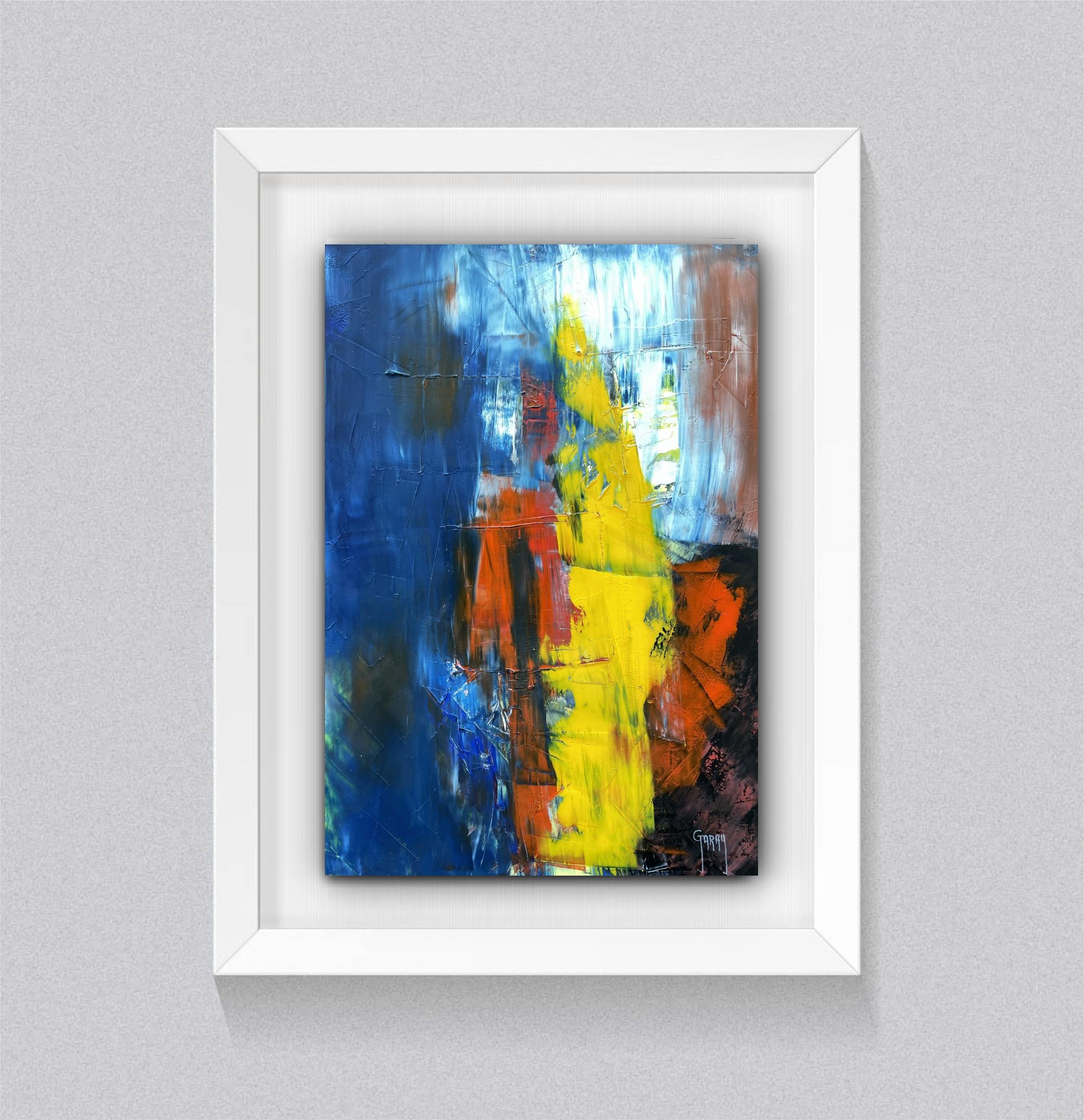 Sketches on Paper 036 - Abstract Expressionist Painting by Juan Jose Garay