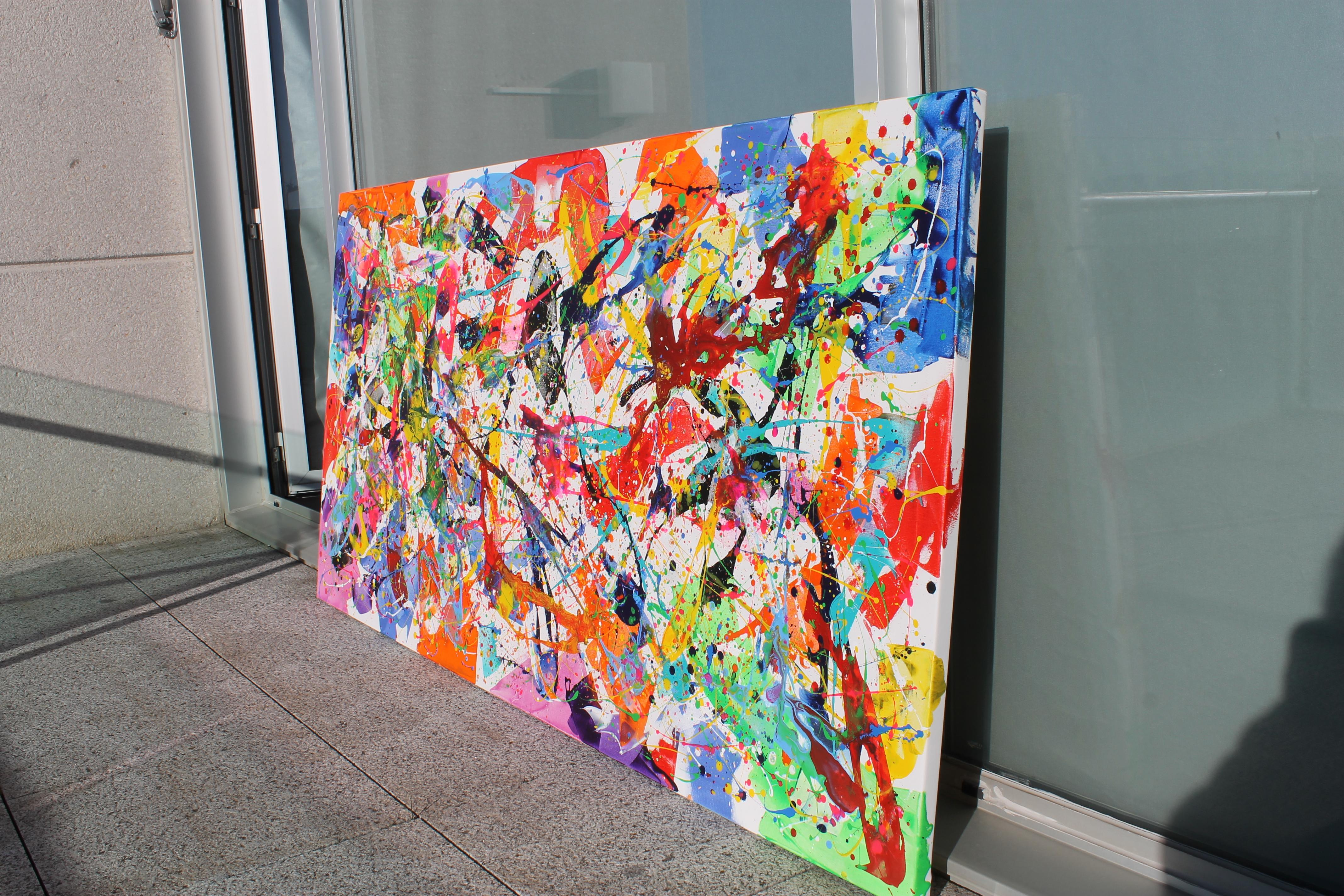 Splash of Colors 2023 - Expressionnisme abstrait Painting par Juan Jose Garay