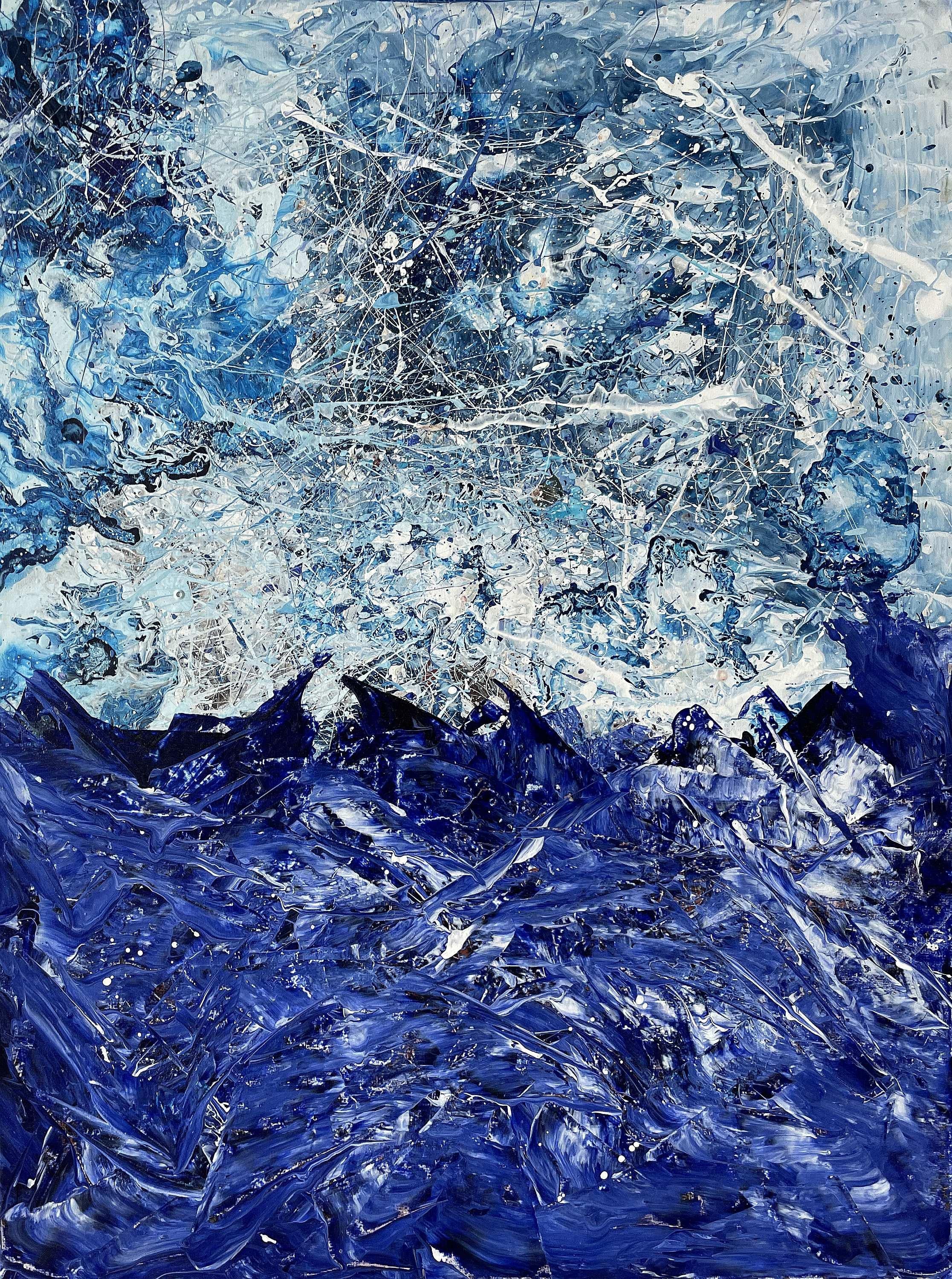 Juan Jose Garay Interior Painting - Storm in the Ocean