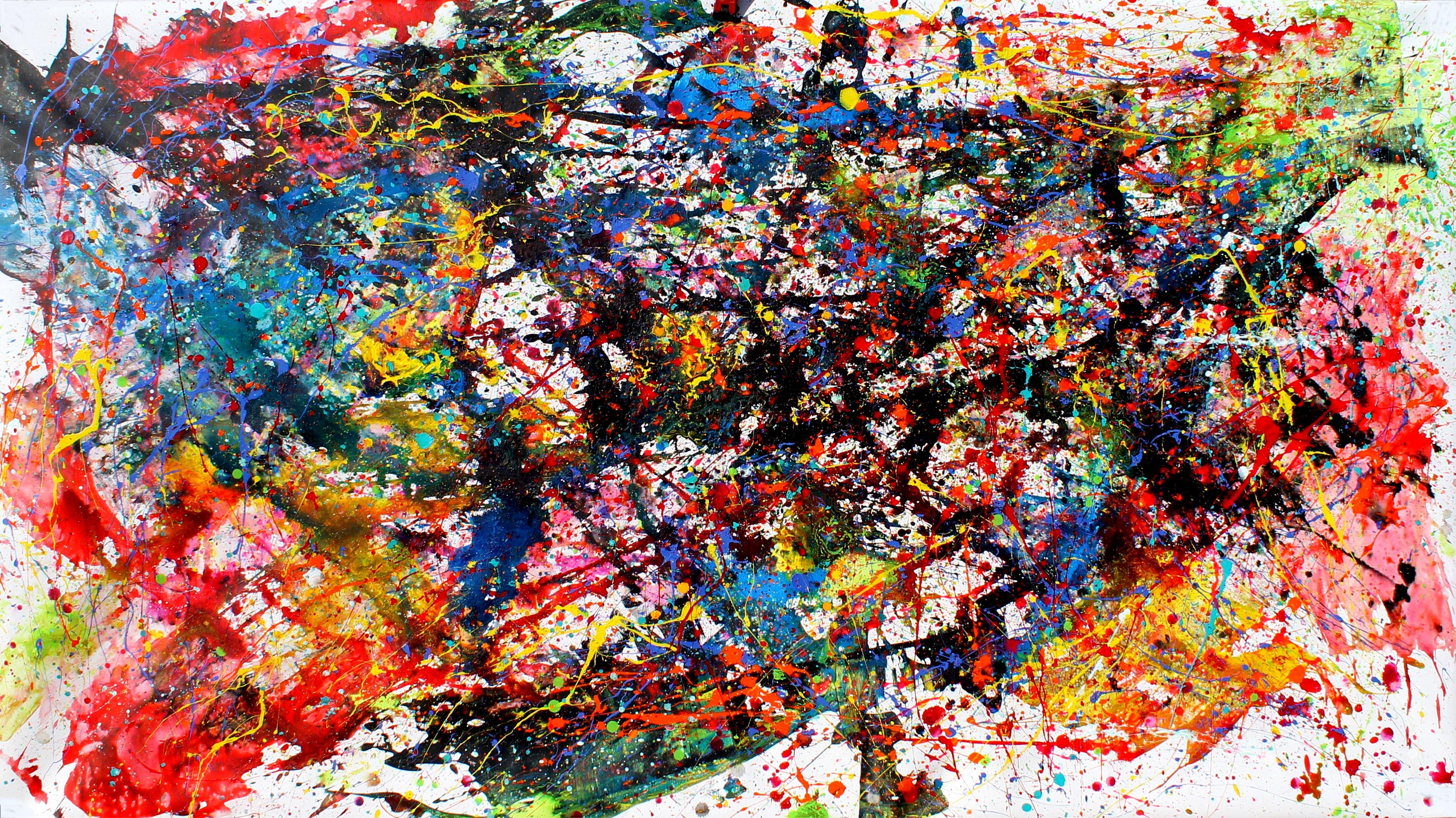 Abstract Painting Juan Jose Garay - L'interdit sera toujours le plus tentant