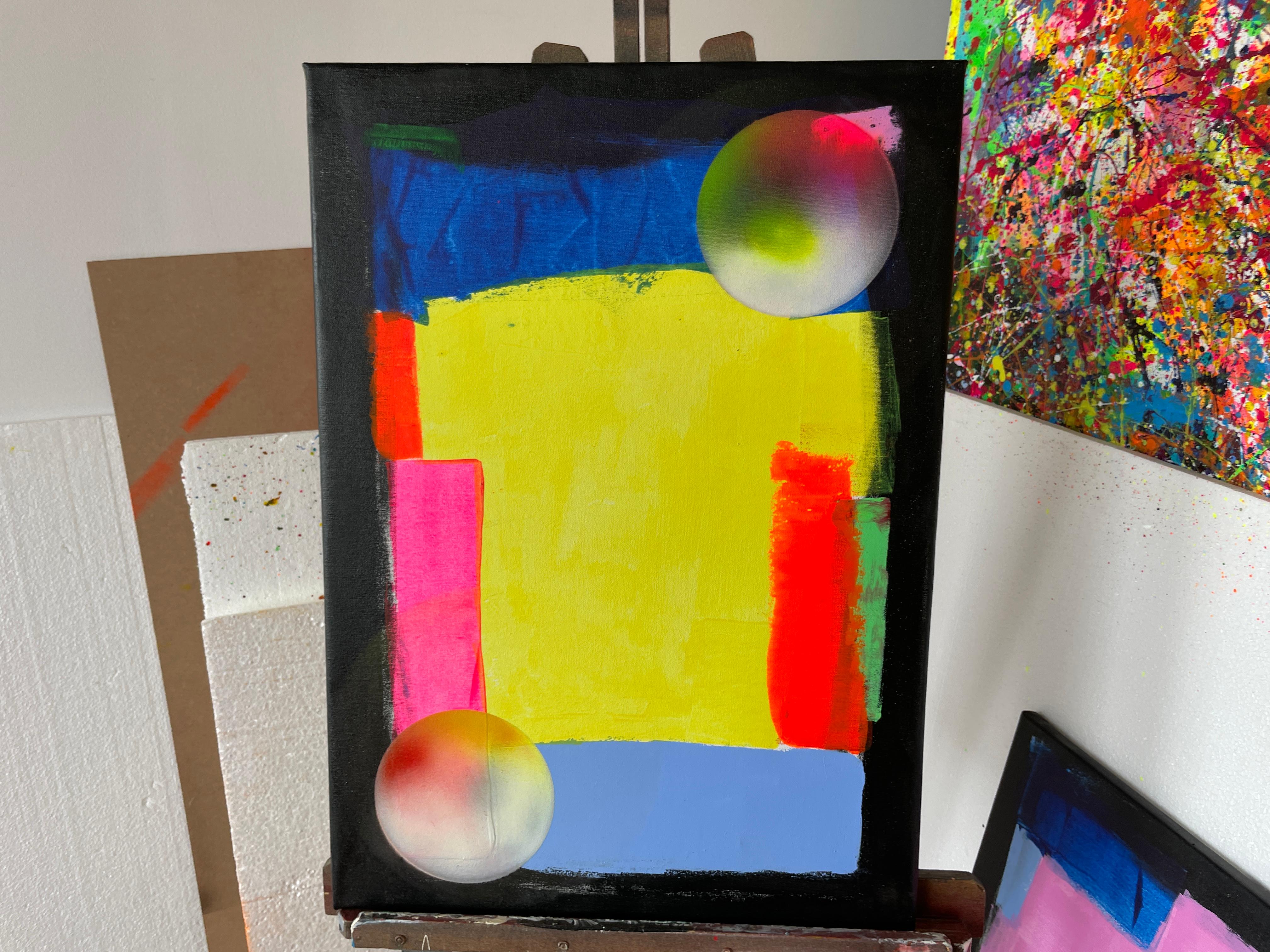 Cercle de transformation 07 - Expressionnisme abstrait Painting par Juan Jose Garay