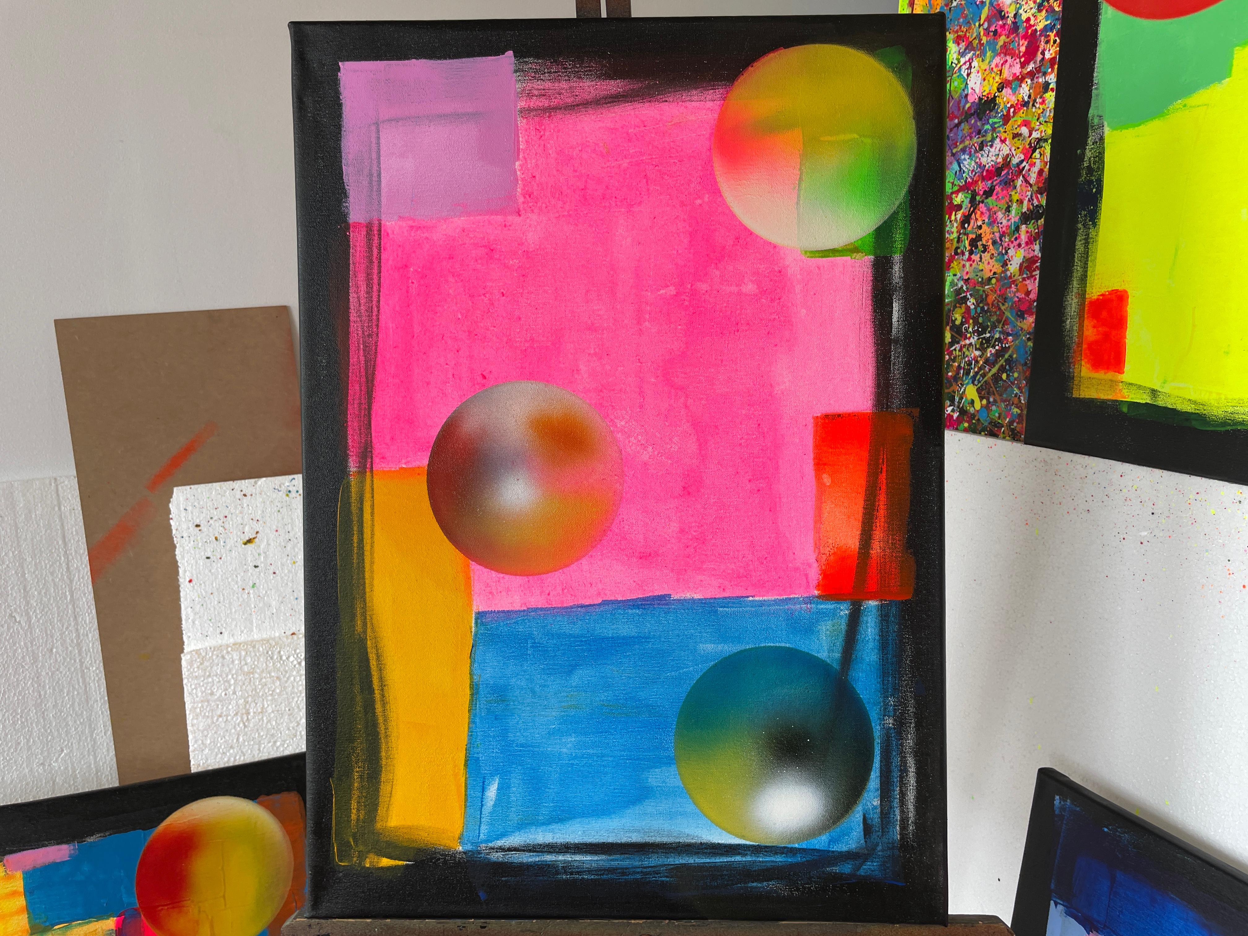 Cercle de transformation 09 - Painting de Juan Jose Garay