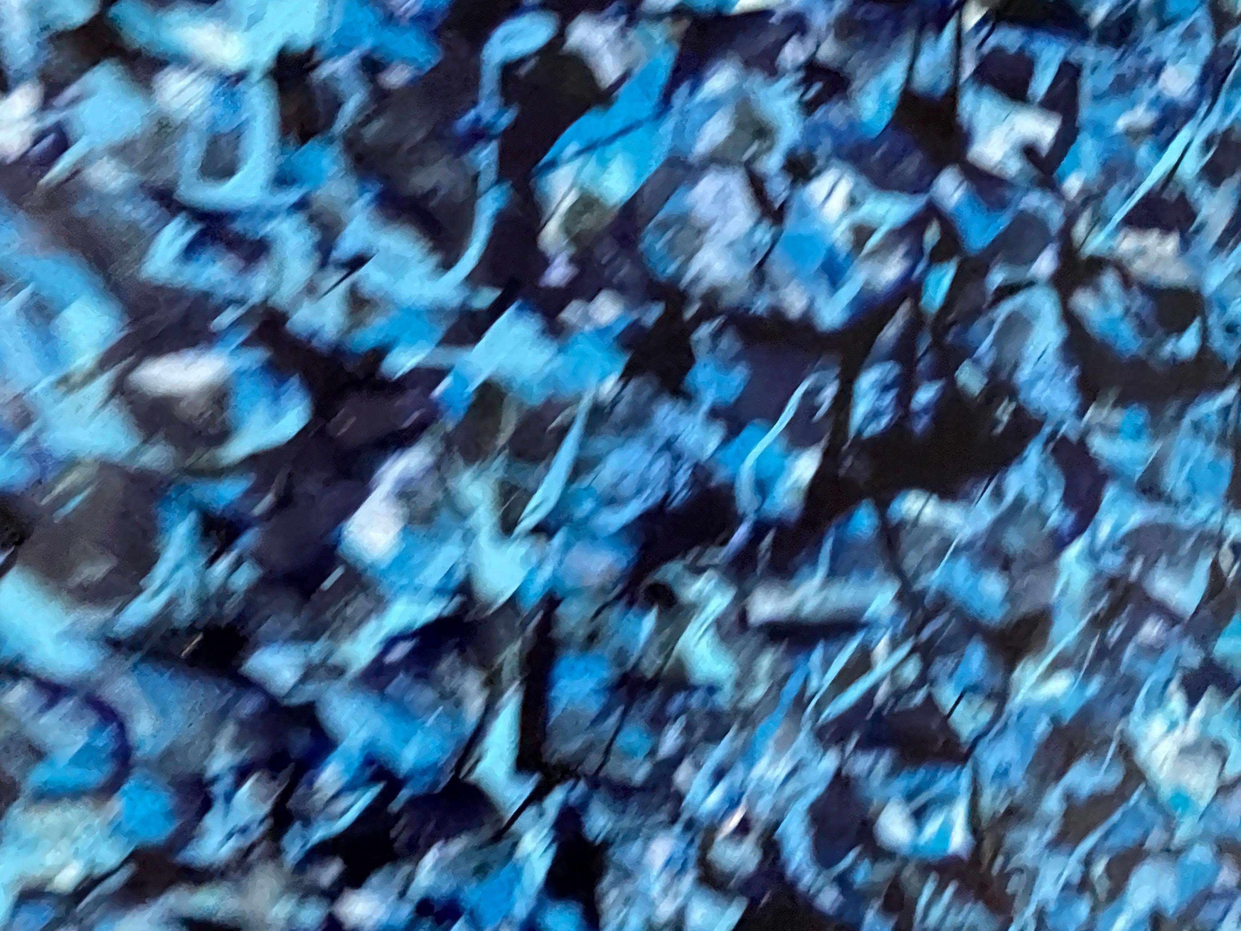 Bleu outremer abstrait en vente 11