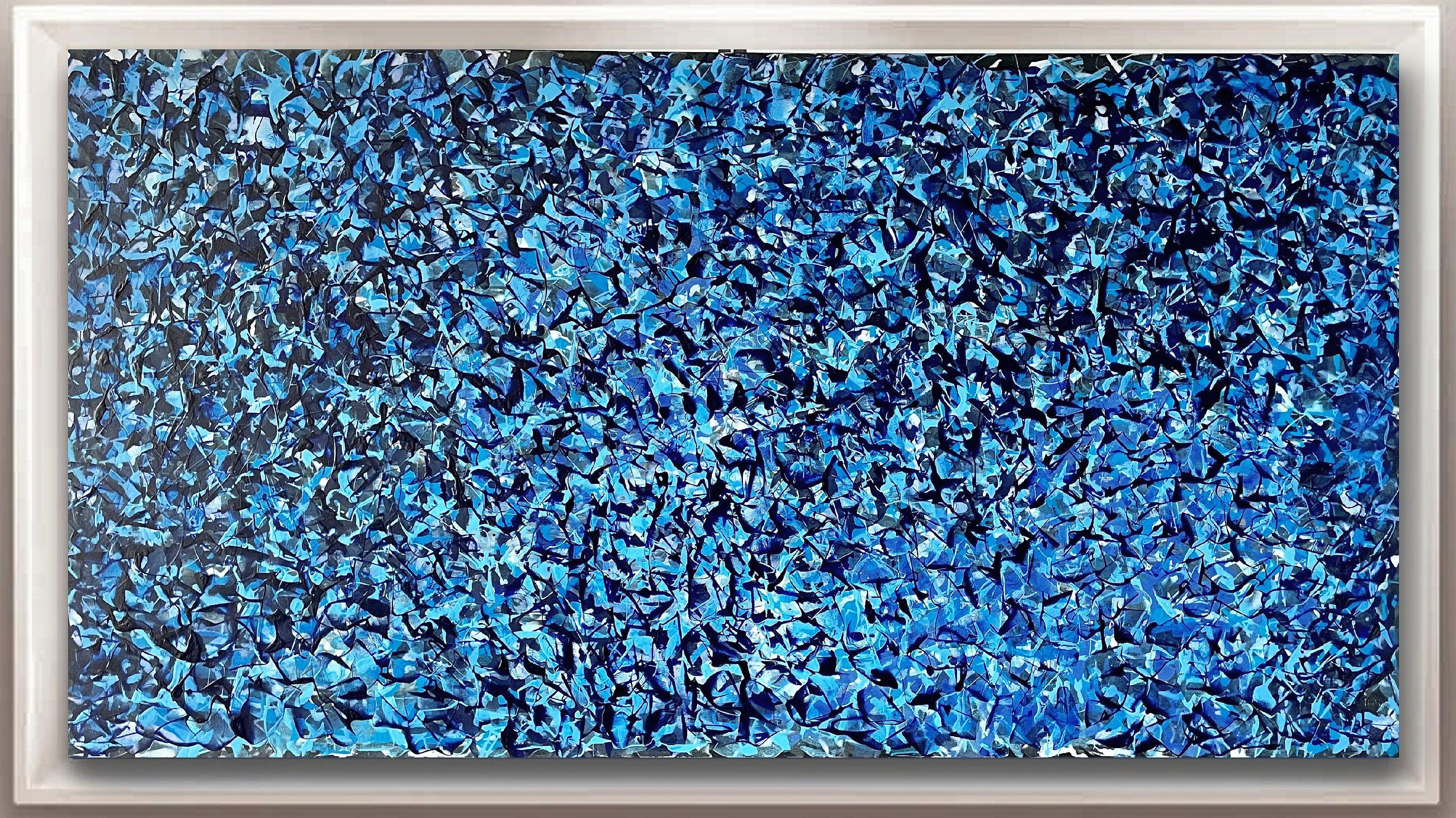 Bleu outremer abstrait