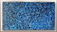 Bleu outremer abstrait