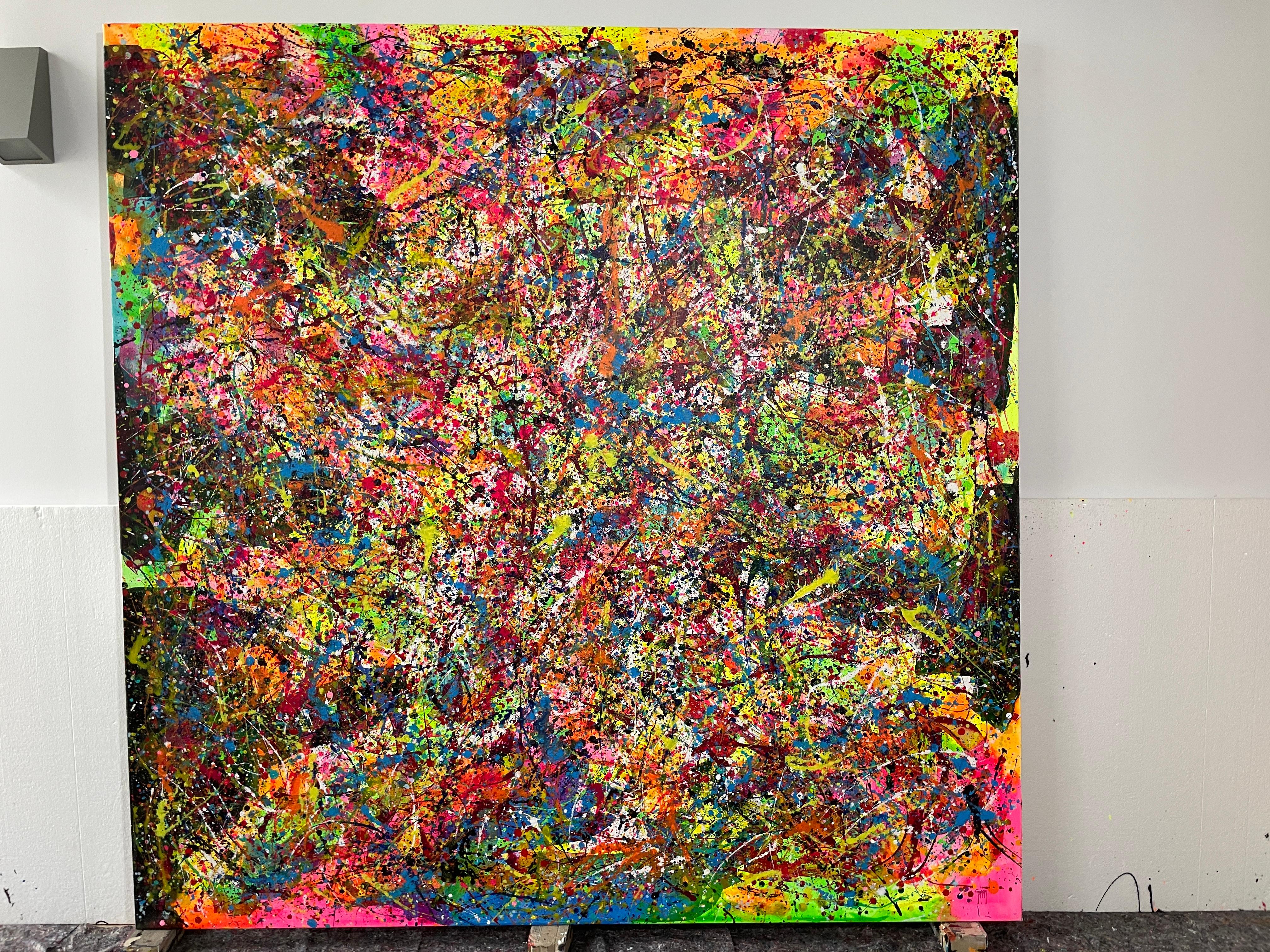 Universum der Farben 01 (Abstrakter Expressionismus), Painting, von Juan Jose Garay