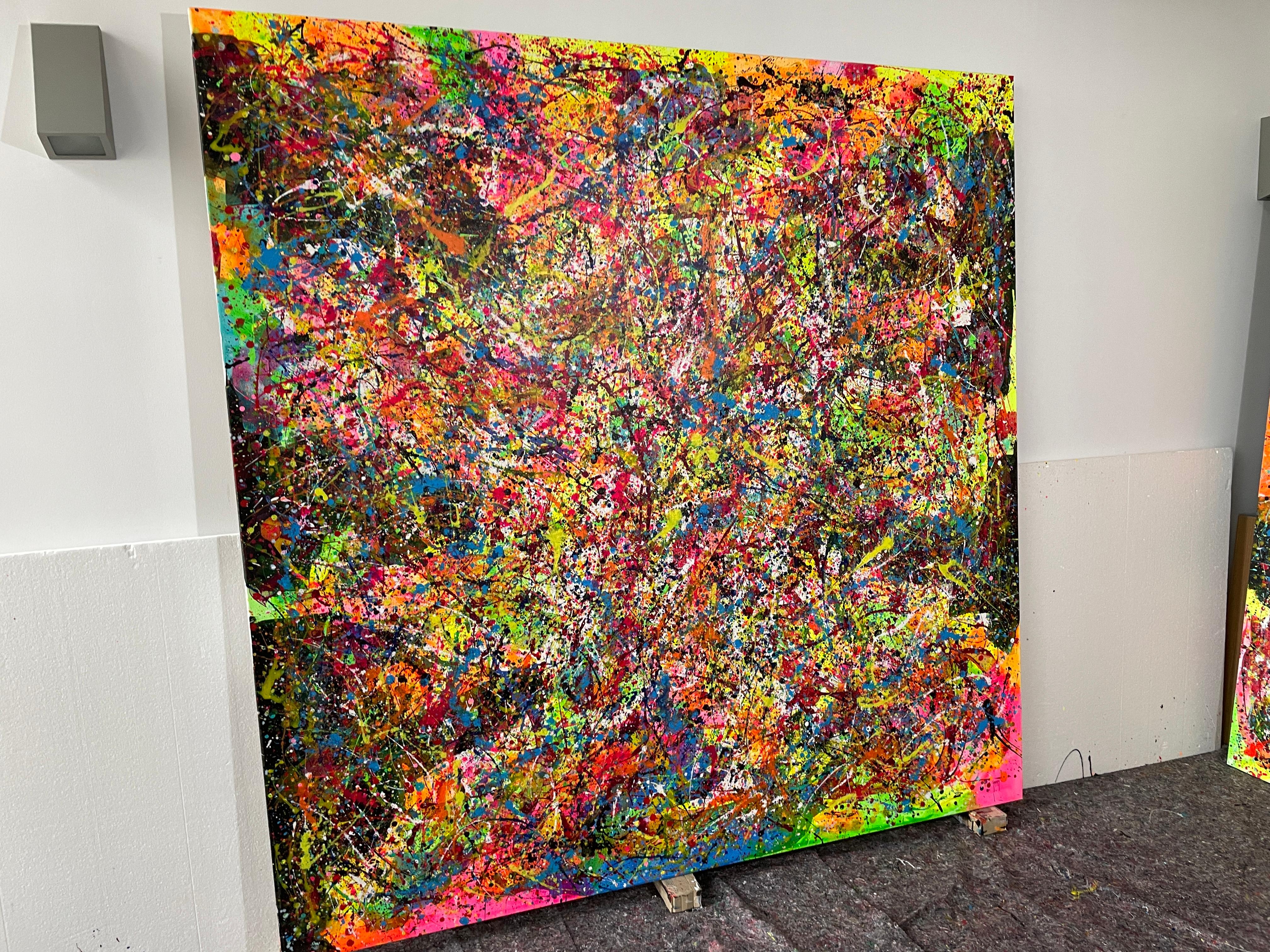 Universum der Farben 01 (Braun), Abstract Painting, von Juan Jose Garay