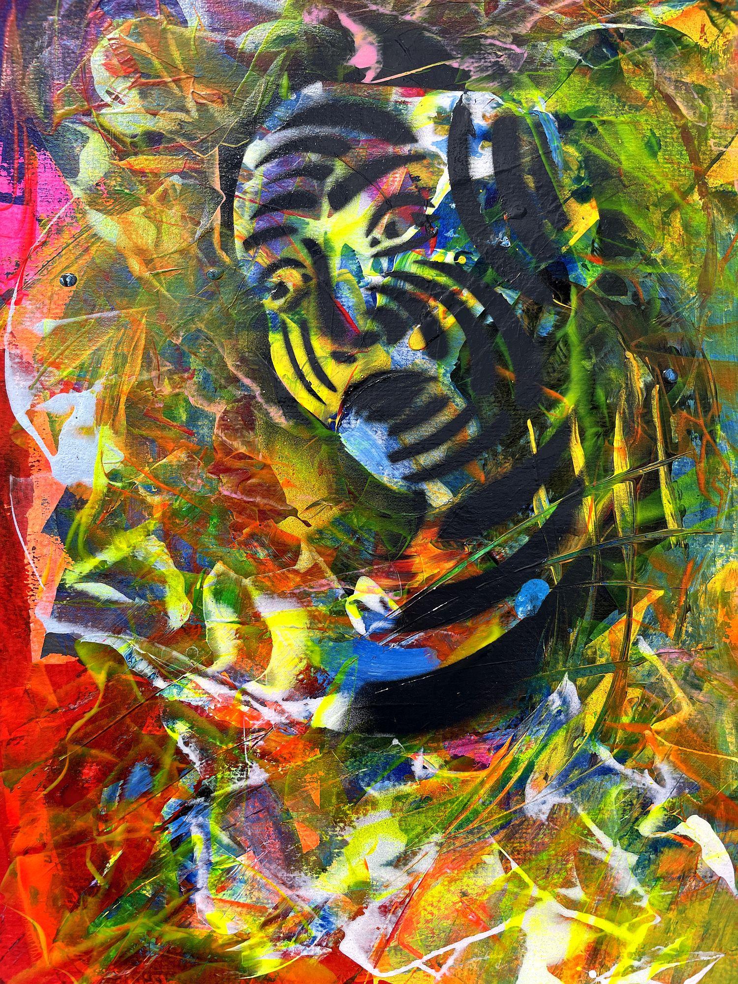 Frau 001 – Painting von Juan Jose Garay