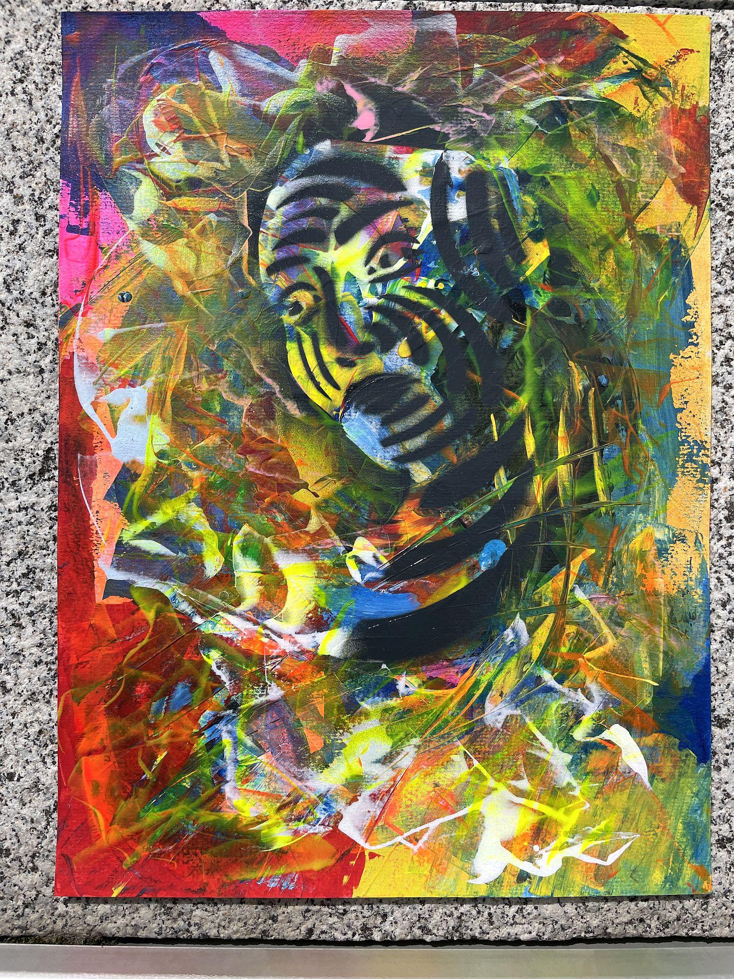 Frau 001 (Abstrakter Expressionismus), Painting, von Juan Jose Garay