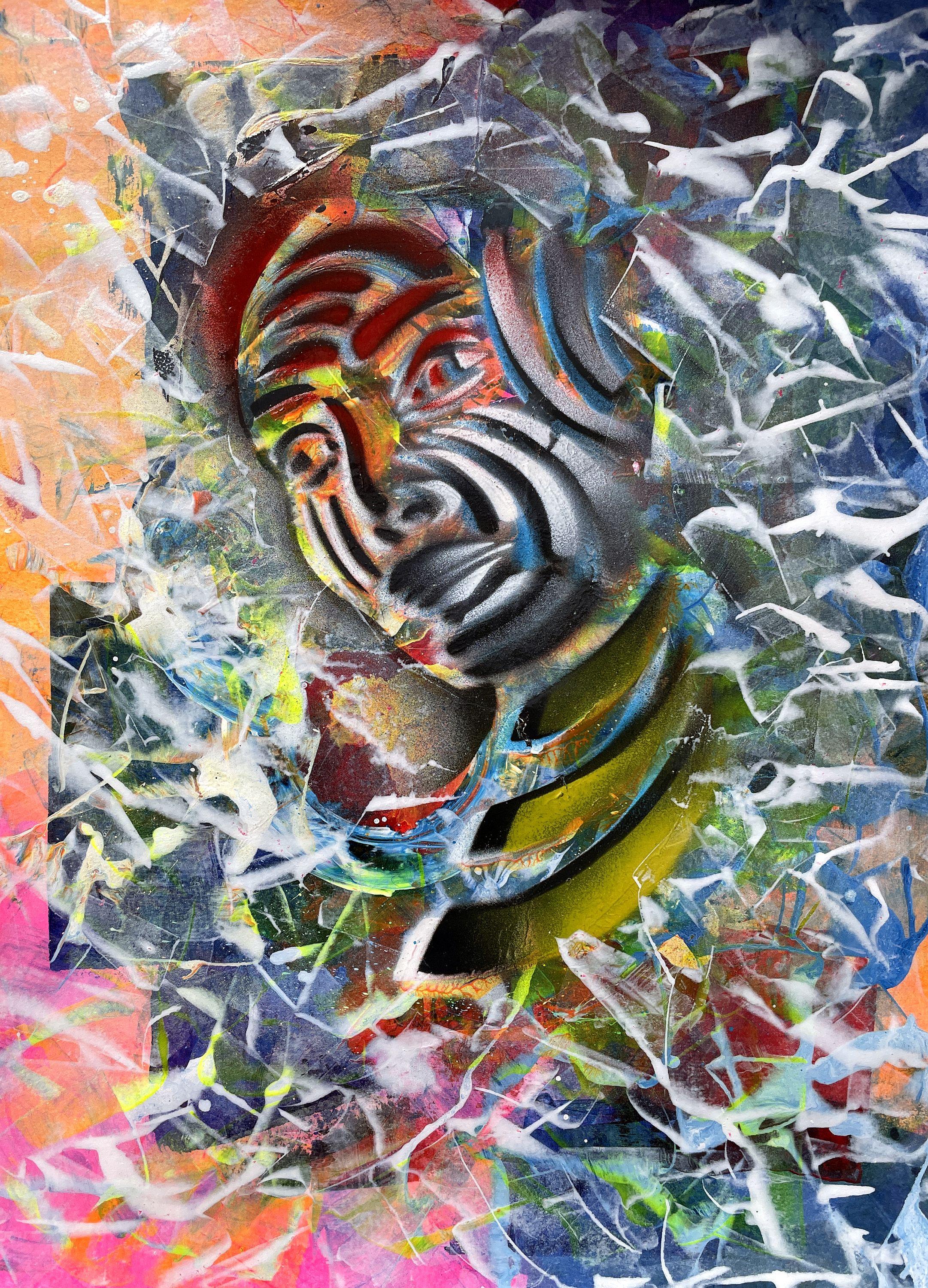 Frau 002 (Abstrakter Expressionismus), Painting, von Juan Jose Garay