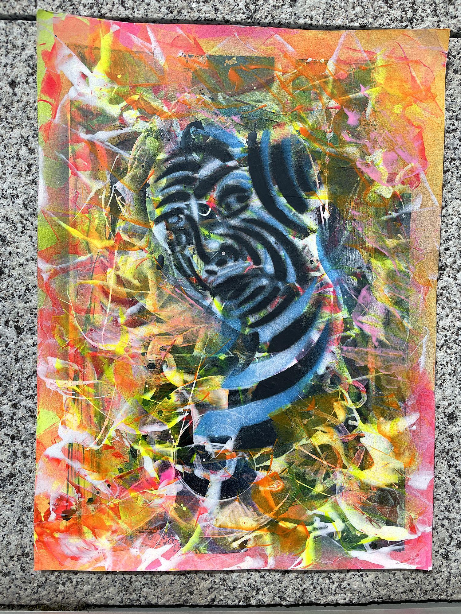 Femme 004 - Gris Interior Painting par Juan Jose Garay