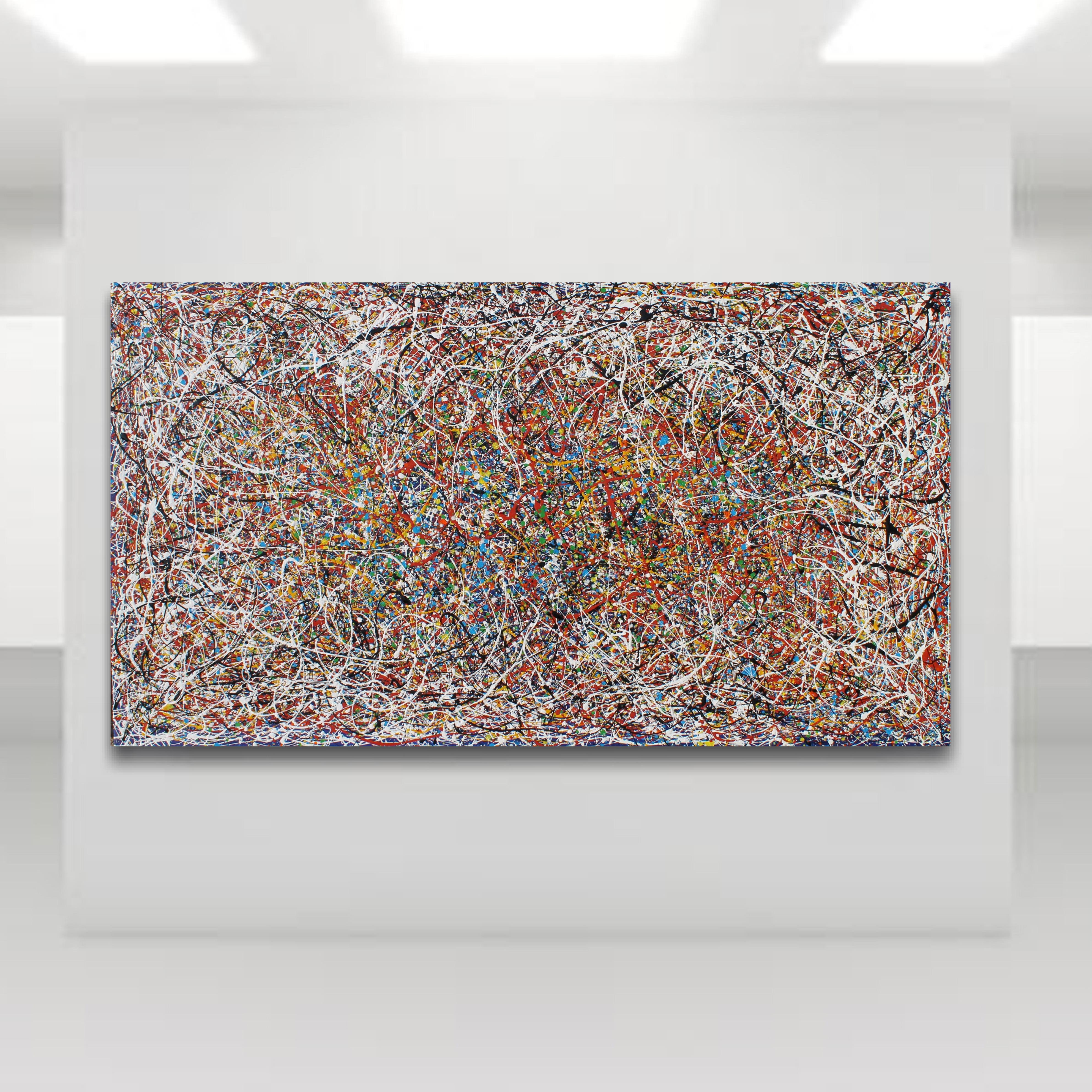 Tu hai il potere - Painting Espressionismo astratto di Juan Jose Garay