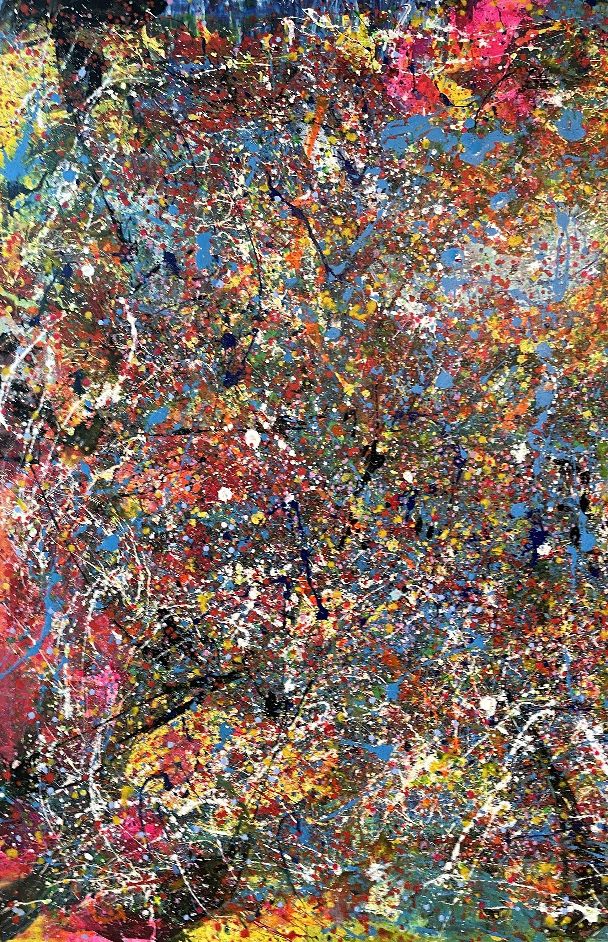 Il tuo silenzio fa tanto rumore dentro di me -Dipintoch - Painting Espressionismo astratto di Juan Jose Garay