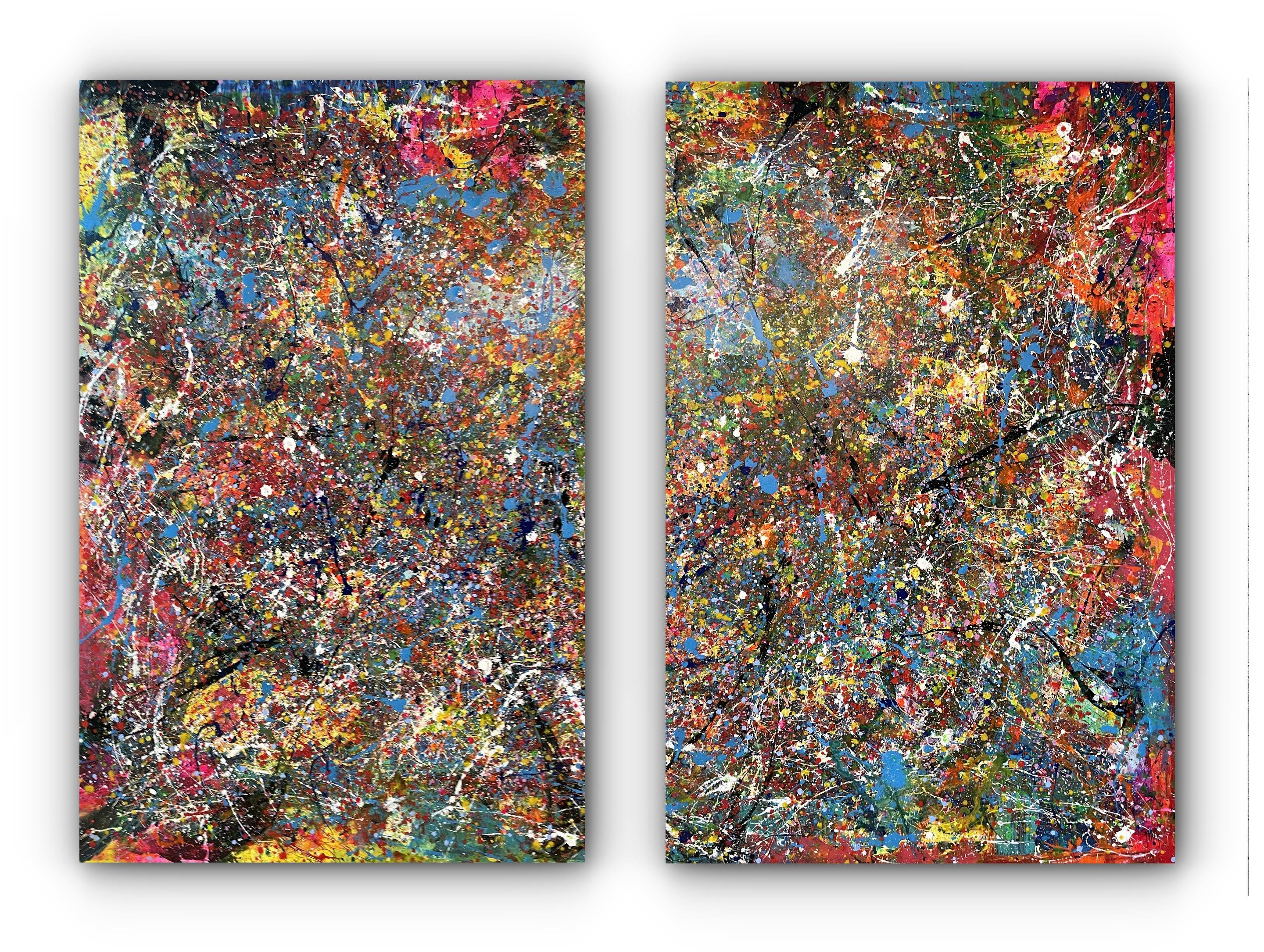Abstract Painting di Juan Jose Garay - Il tuo silenzio fa tanto rumore dentro di me -Dipintoch