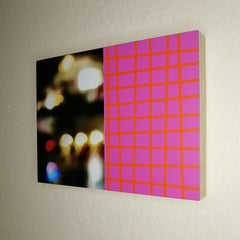 Photo Painting Combine I, Mixed Media on Wood Panel