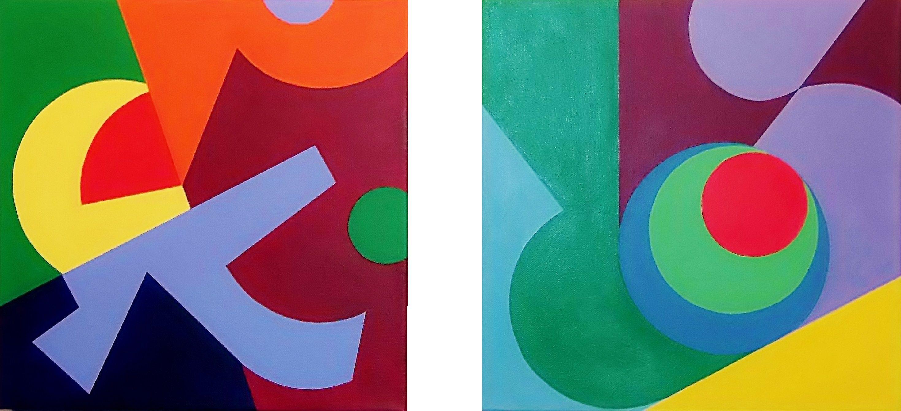 Al Entrar En El Sol (Walking Into Sunshine) 2016, Pittura, Acrilico su tela - Painting Astratto di Juan Jose Hoyos Quiles
