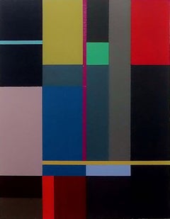 Concrete Composition 14, Painting, Acrylic on Paper