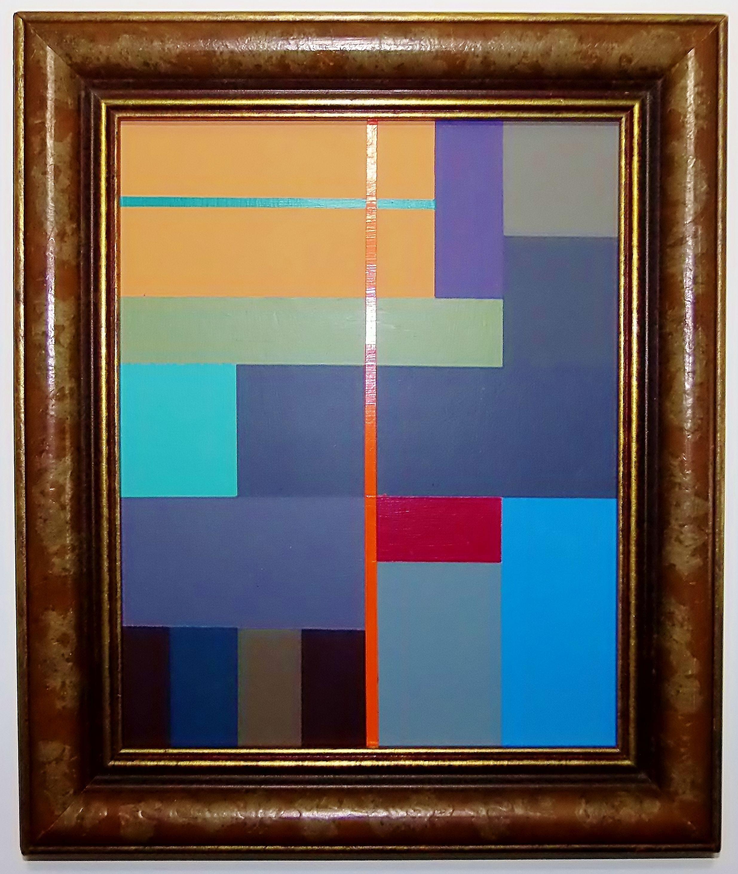 Concrete Composition 15, Malerei, Acryl auf Papier (Zeitgenössisch), Painting, von Juan Jose Hoyos Quiles