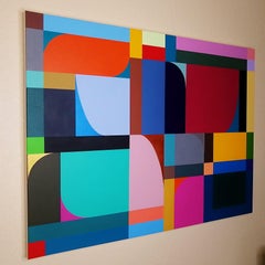 Concrete Composition 23, Painting, Acrylic on Canvas