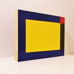 Deconstructing Piet I, Painting, Acrylic on MDF Panel