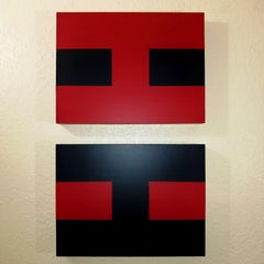 Flamenco (Díptico), 2020, Pintura, Acrílico sobre panel de madera