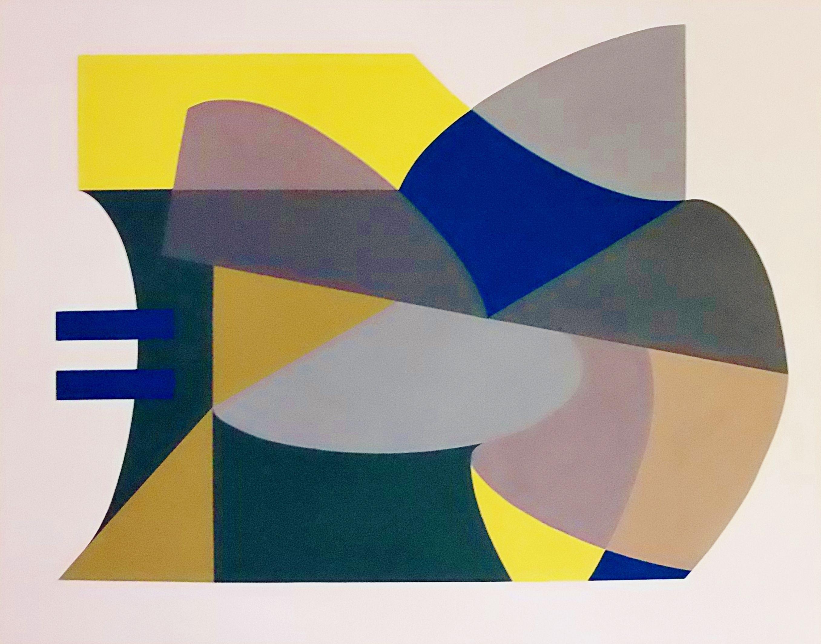 Abstract Painting di Juan Jose Hoyos Quiles - Paesaggio Due, 2018, Pittura, Acrilico su carta