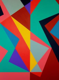 Lanzamiento/ ComposiciÃ³n Concreta 6, 2017, Painting, Acrylic on Canvas
