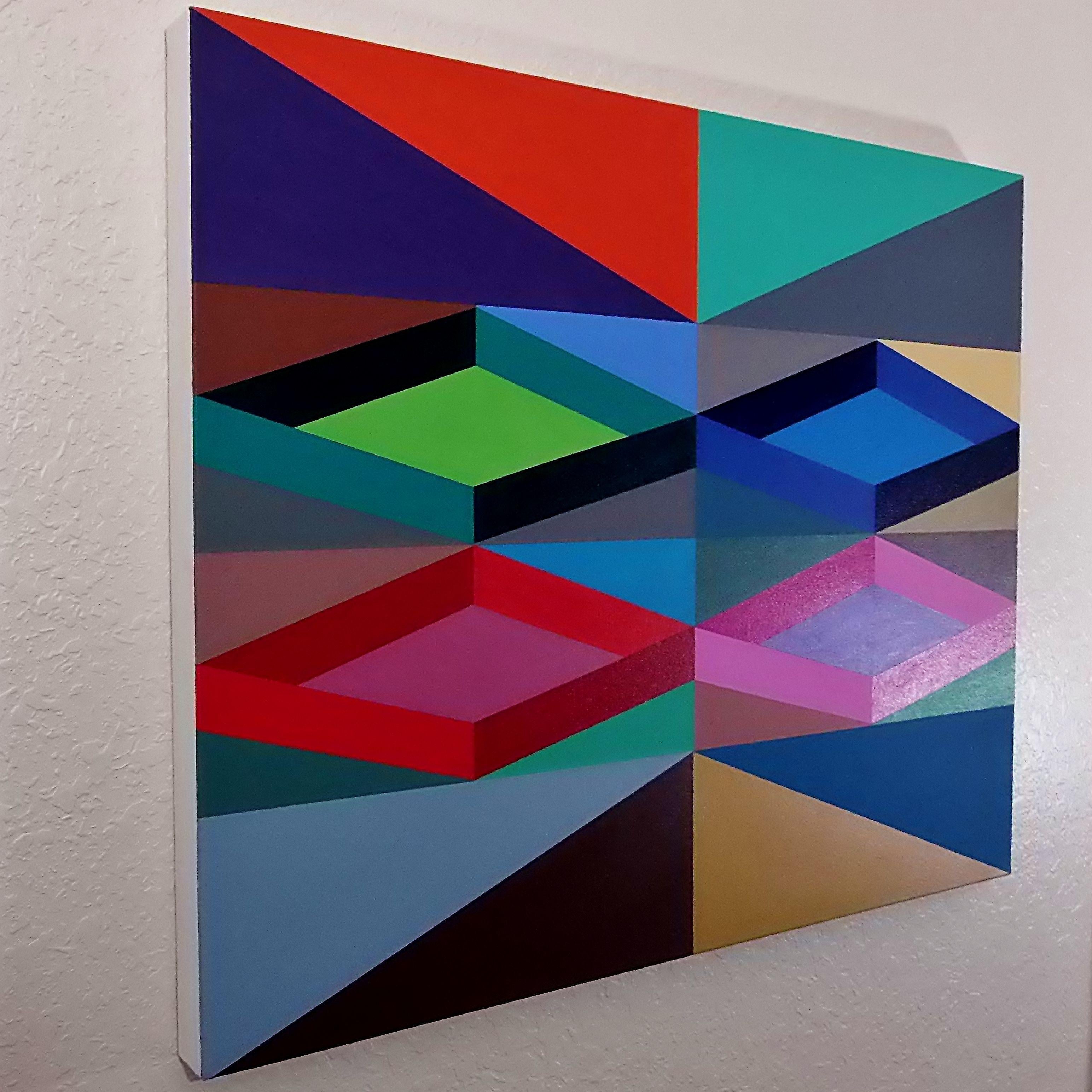 Matrix Matrix, 2019, Gemälde, Acryl auf Leinwand (Zeitgenössisch), Painting, von Juan Jose Hoyos Quiles
