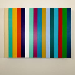 Ritmo Numéro Uno, 2020, peinture, acrylique sur panneau de bois
